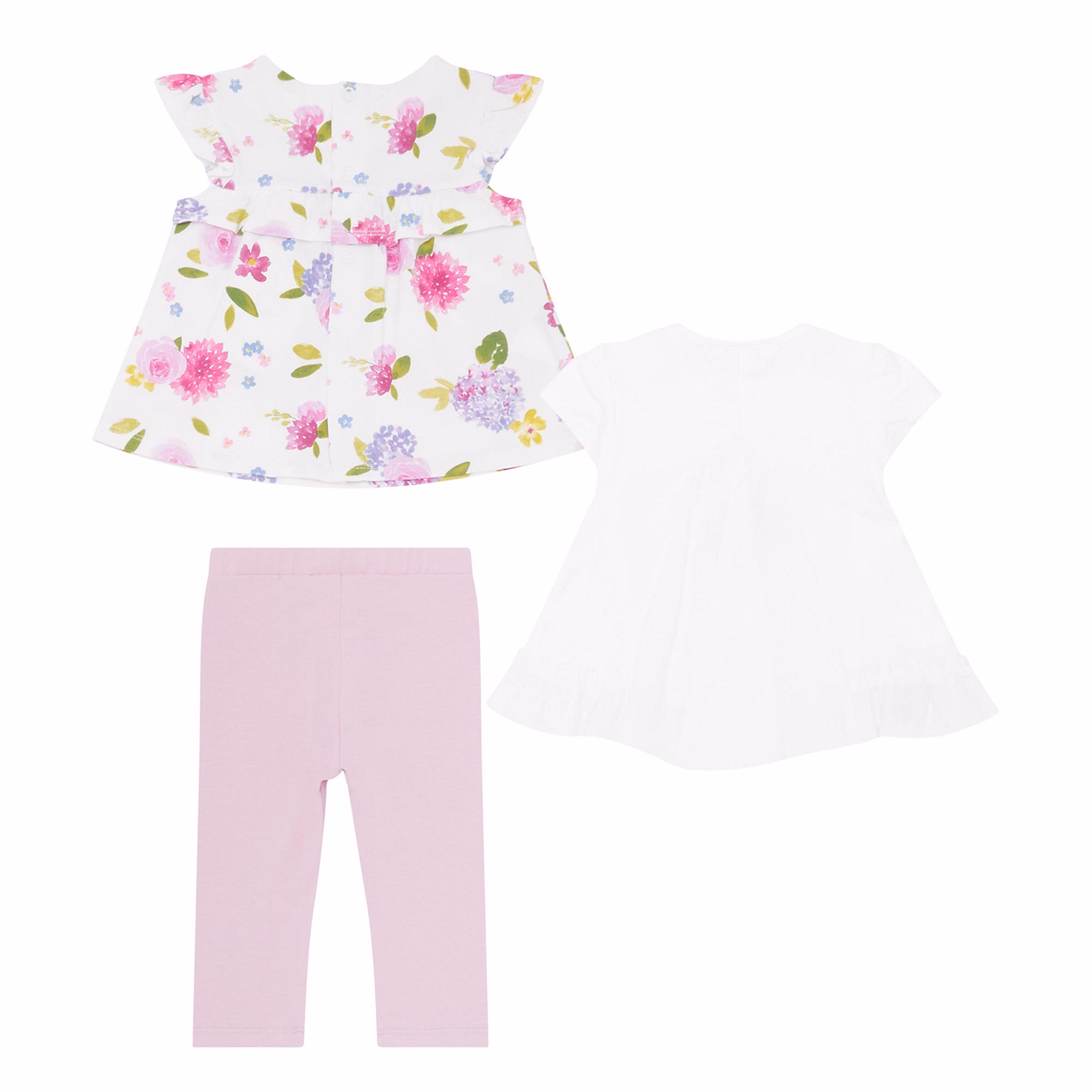 Three-Piece Assorted T-Shirts & Leggings Set