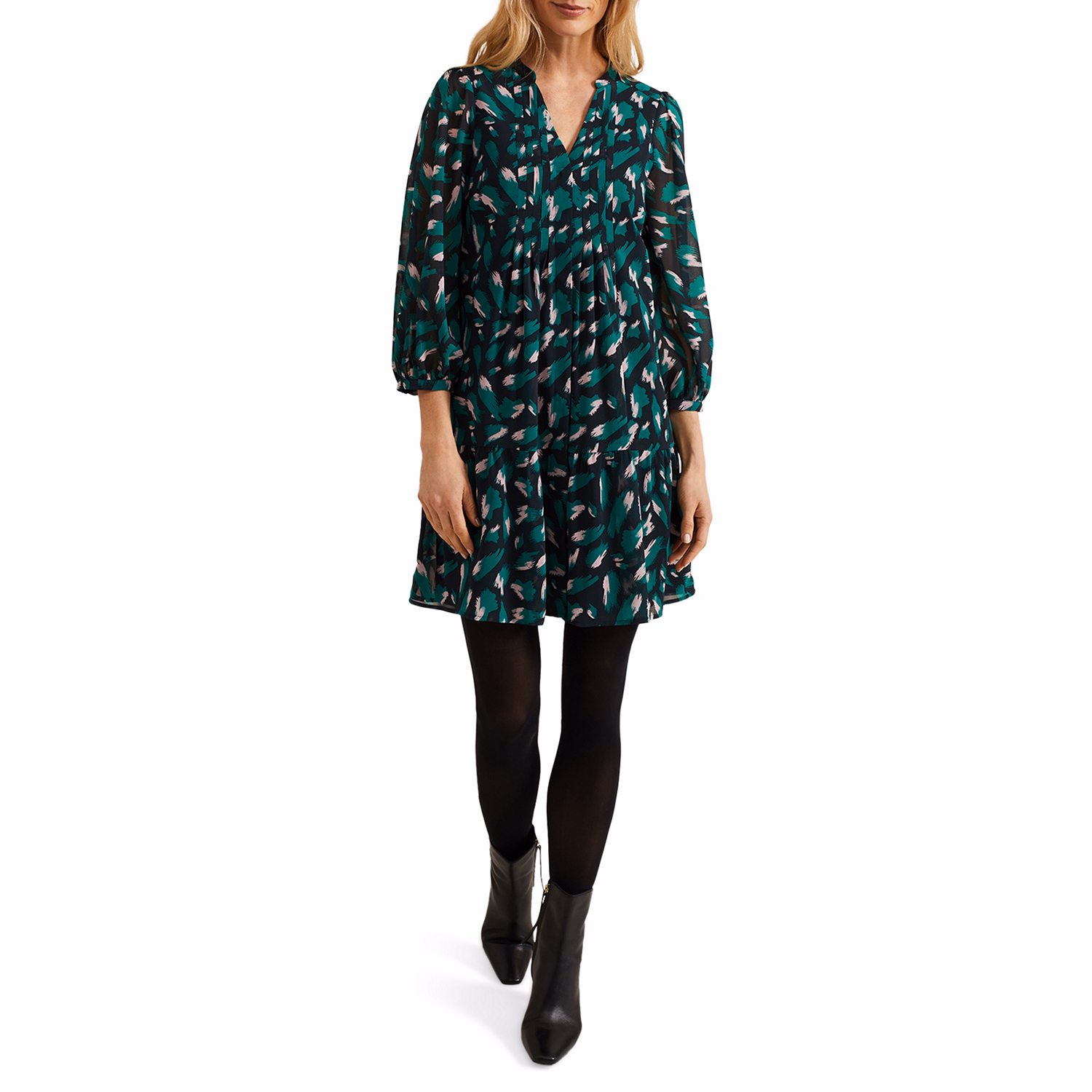 Penele Printed Mini Dress