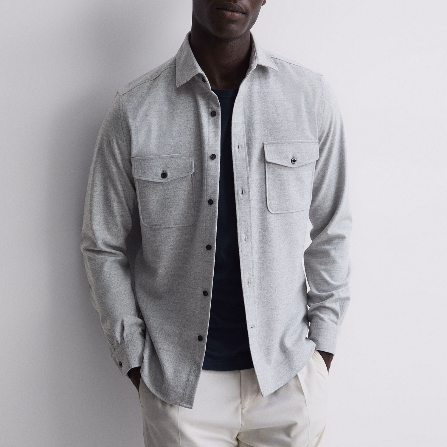Chaser Button-Through Twin Pocket Overshirt