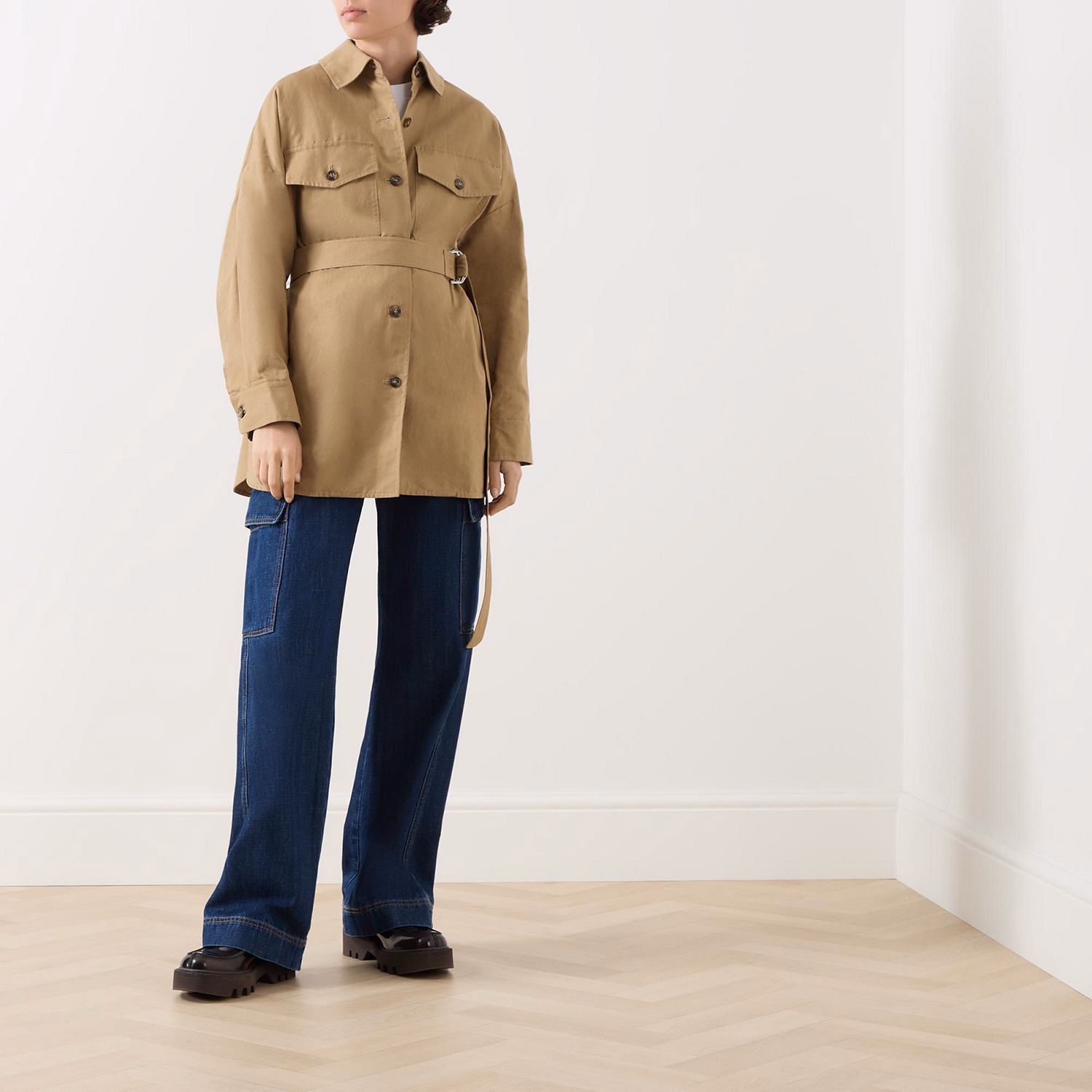 Vicario Belted Safari Jacket