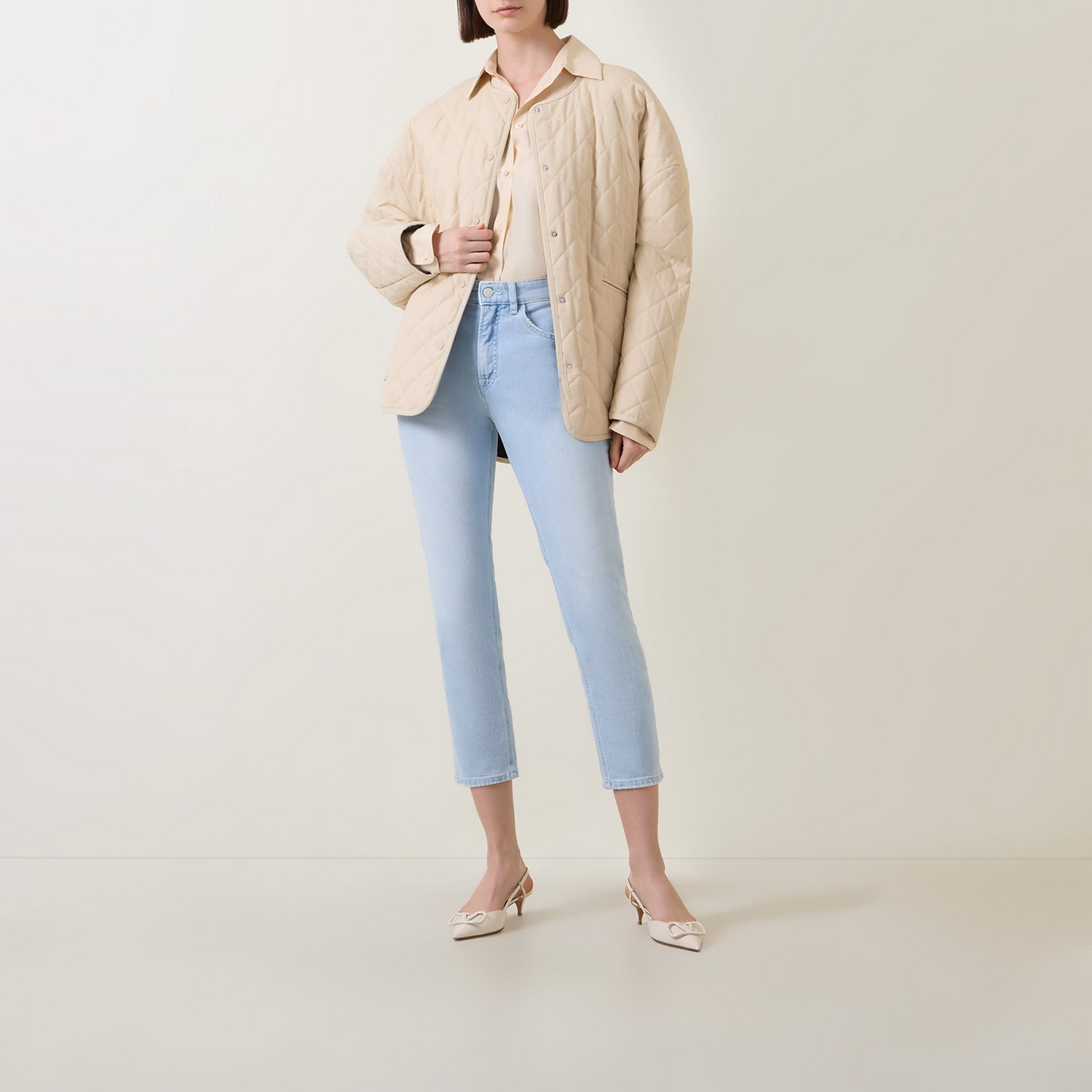 Faith Slim Leg Cropped Jeans