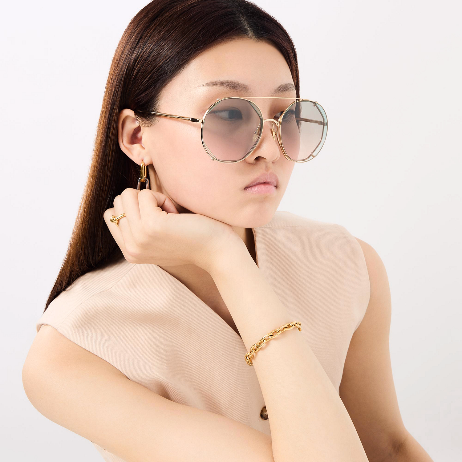 CH0041S Round Sunglasses