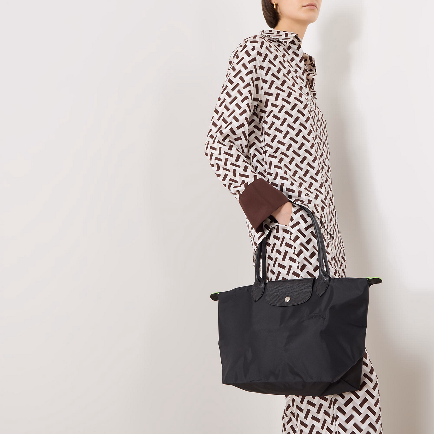 Le Pliage Green Medium Tote