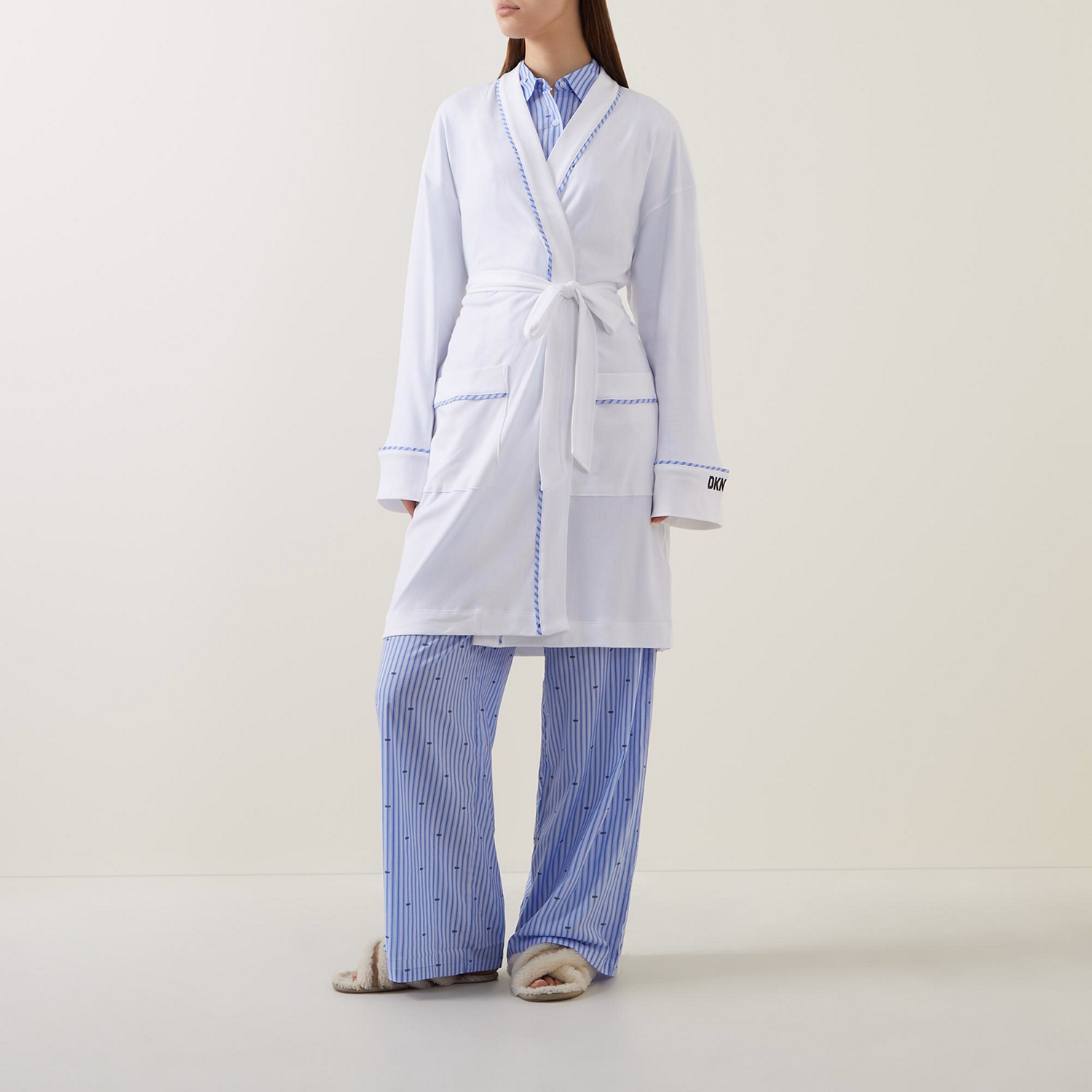 Soft Tie-Fastening Robe