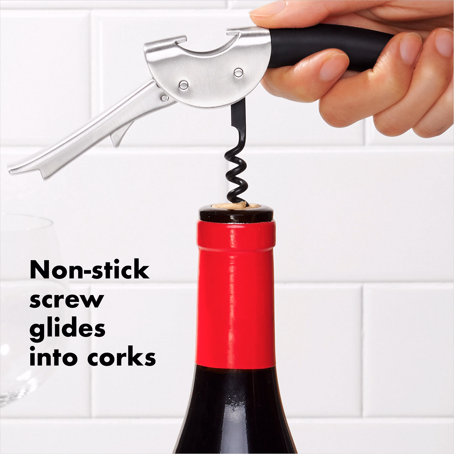 Steel Corkscrew - Double Lever Waiters