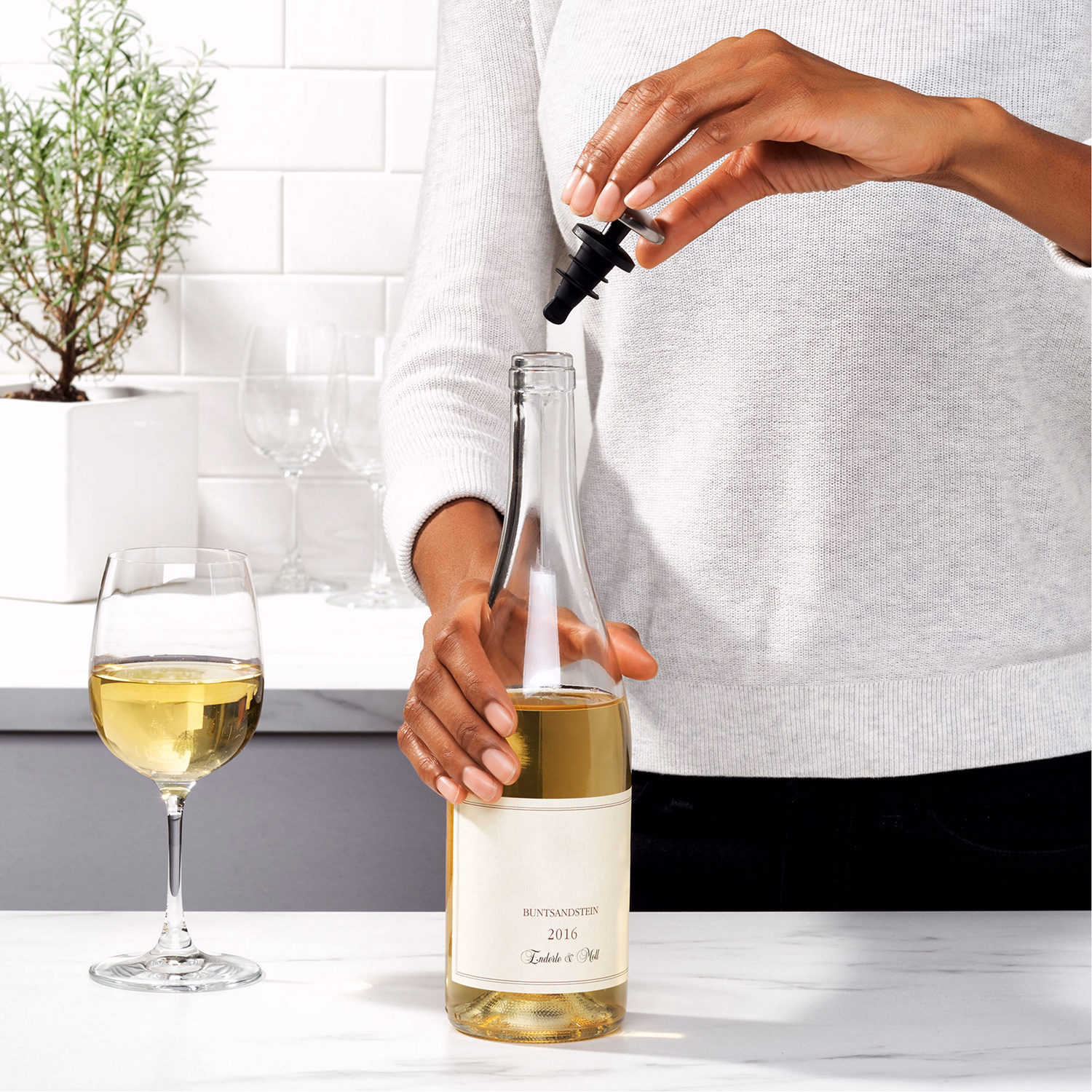 Steel Spill Proof Wine Stoppers