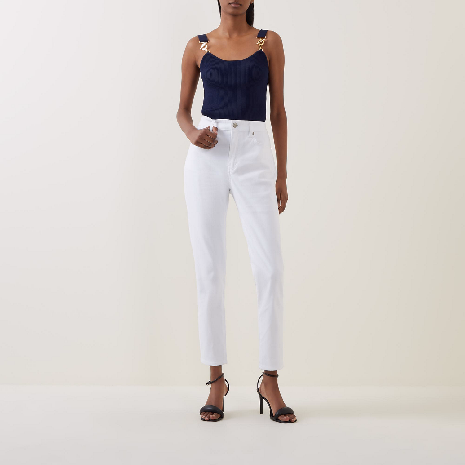 High-Rise Skinny Leg Jeans