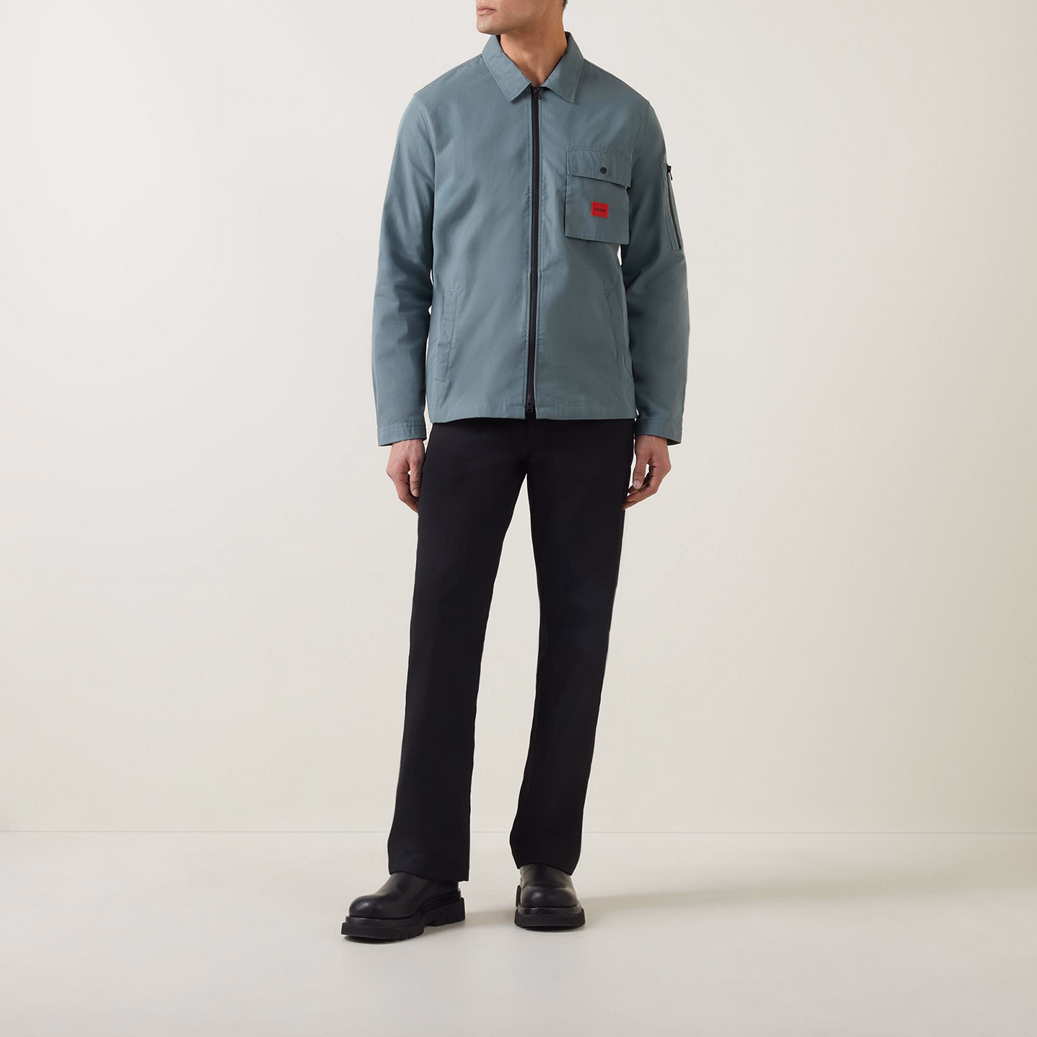 Emmond Zip-Through Canvas Overshirt