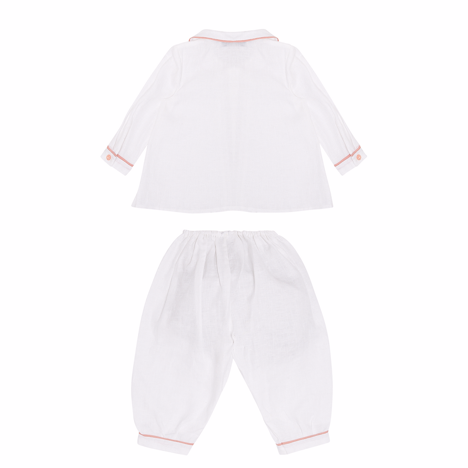 Christening Shirt And Bottoms Set