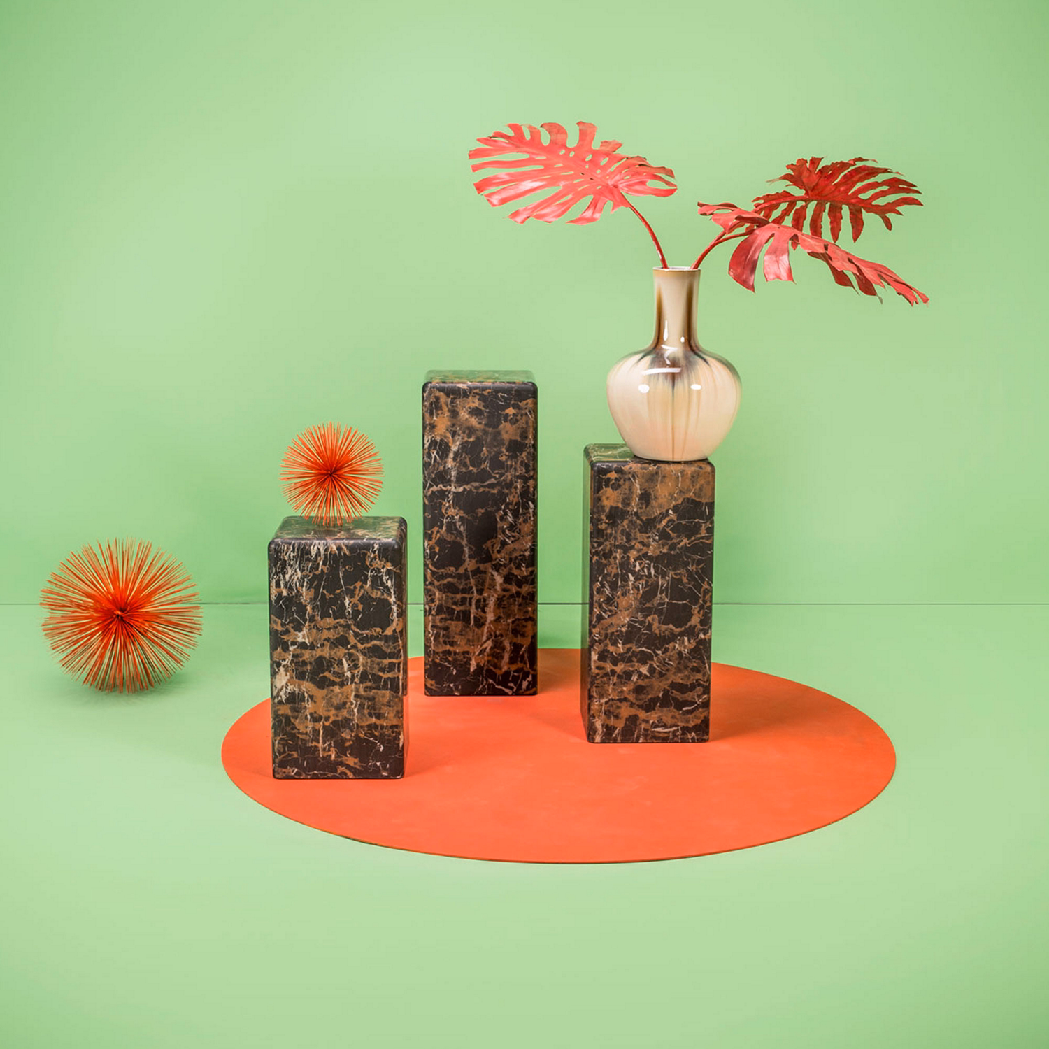 Marble Look Pillar Large