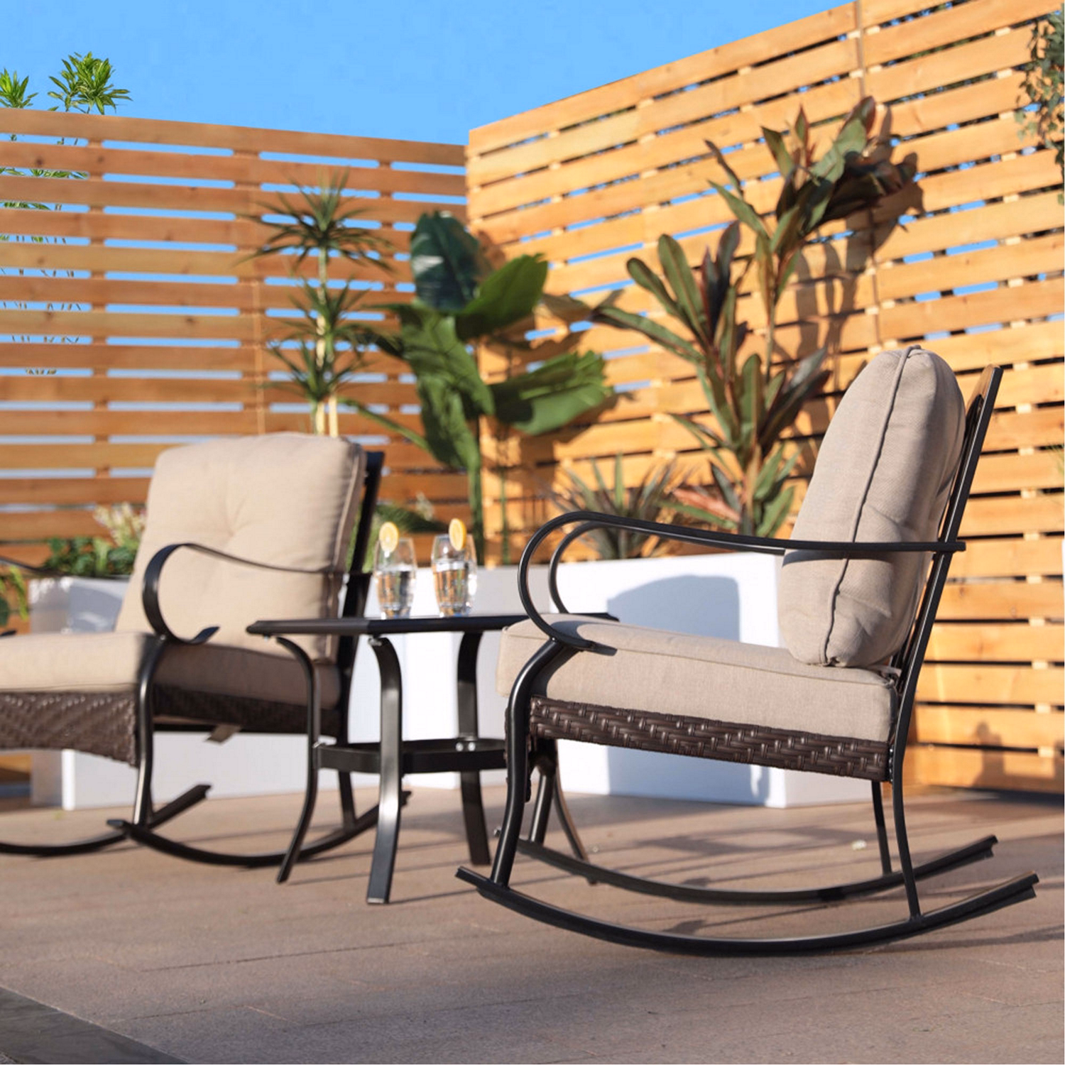 Catania Rocking Bistro Set