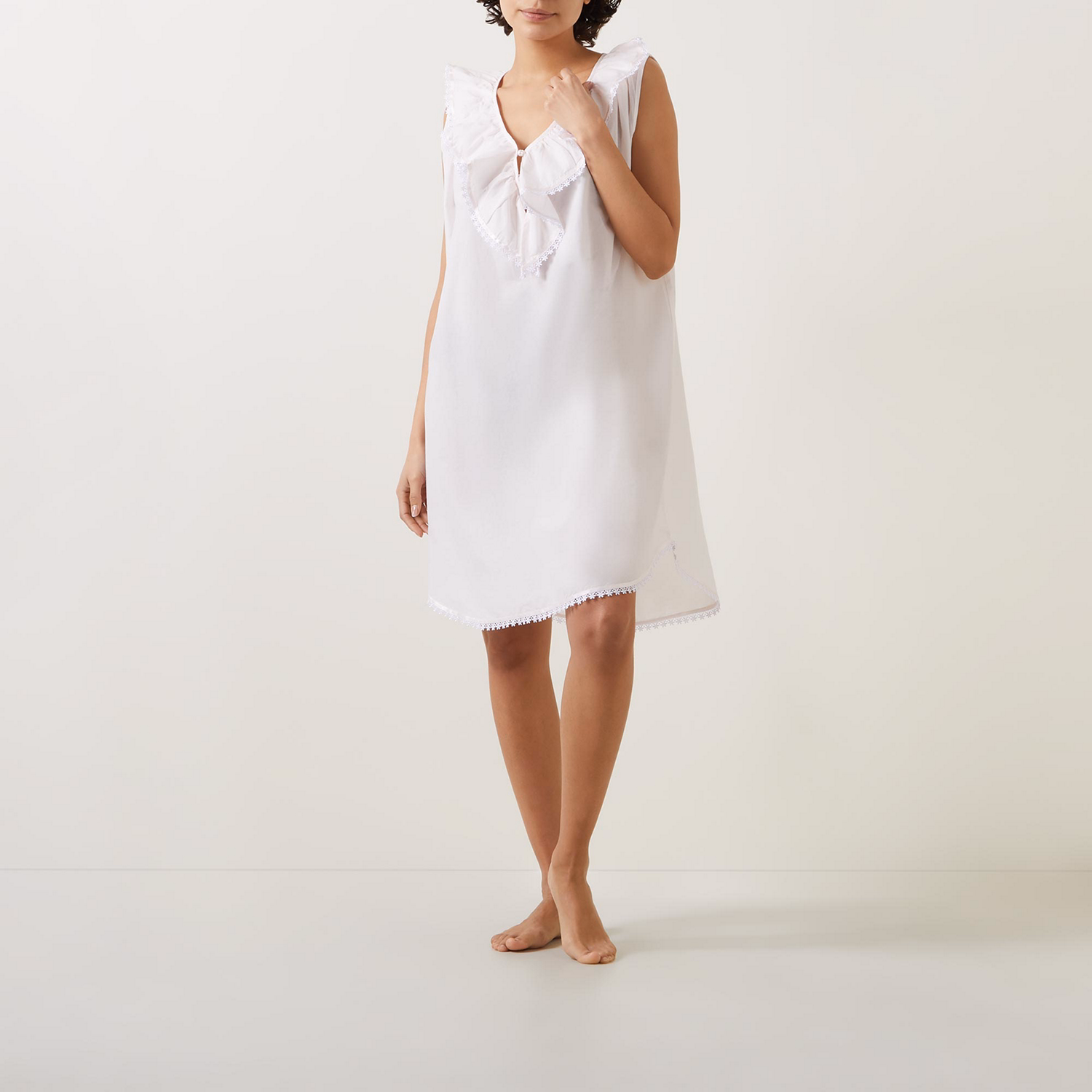 Tomy Ruffle Embellished Night Dress