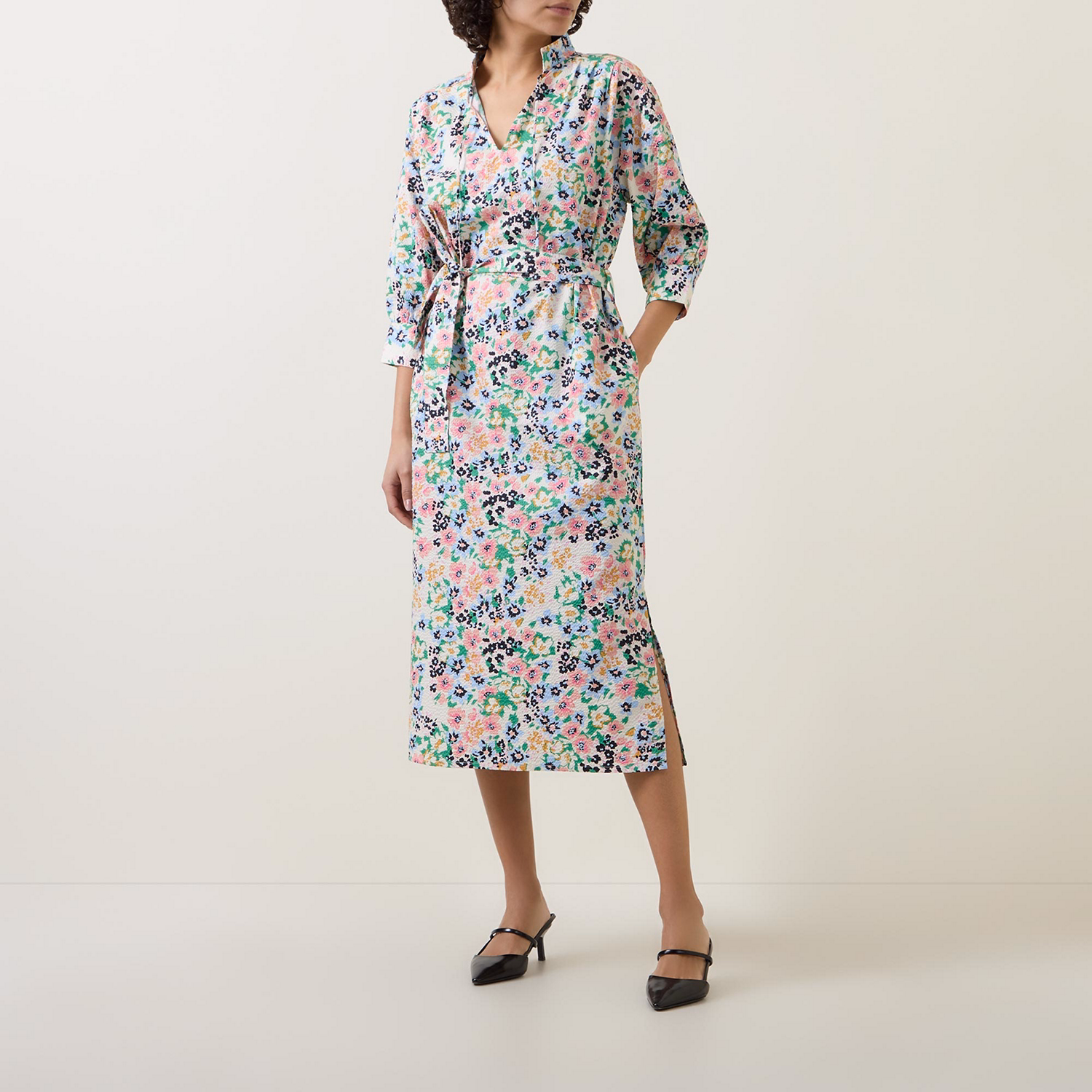 Ena Floral Wrap Dress