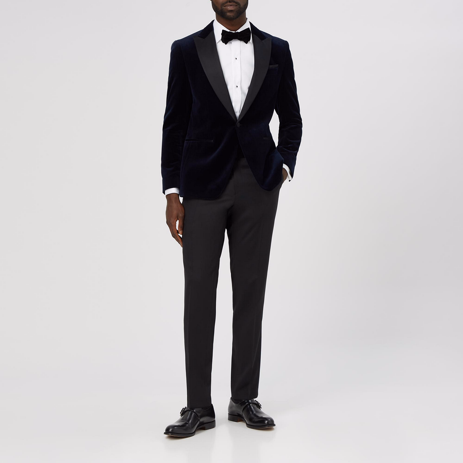 Genius Slim Fit Tuxedo Trousers