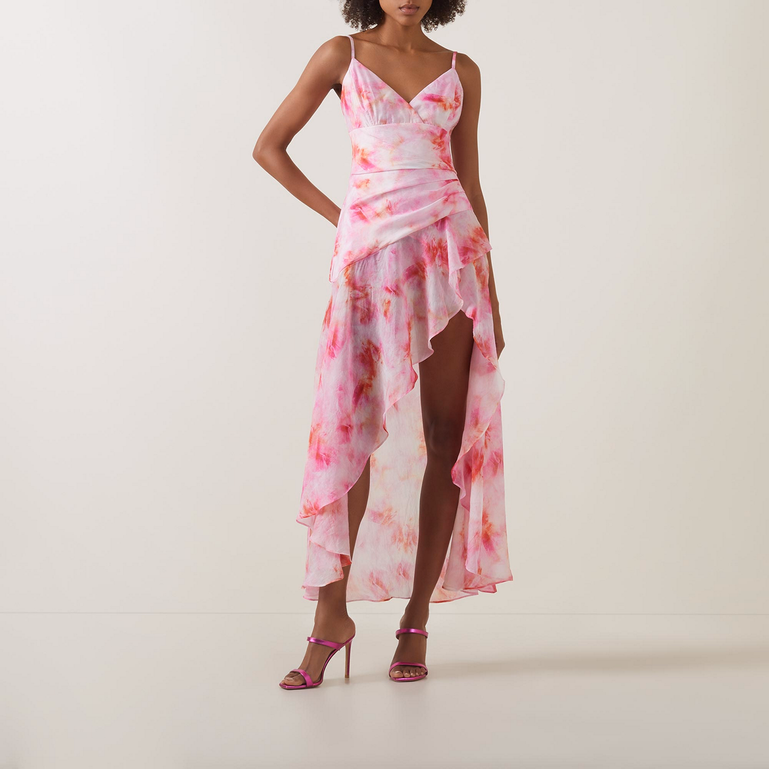 Sorella Printed Ruffle Dress