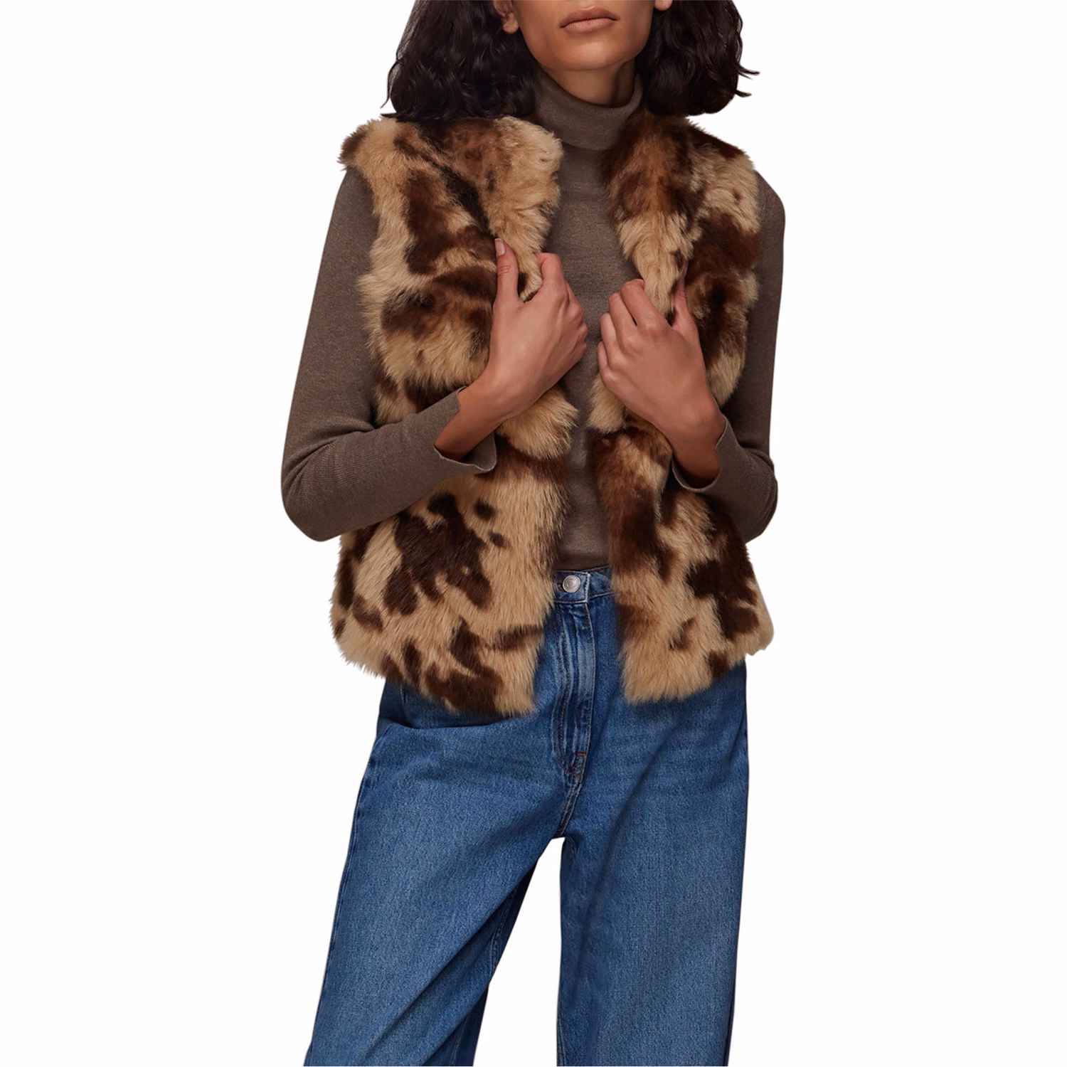 Cow Print Toscana Gilet