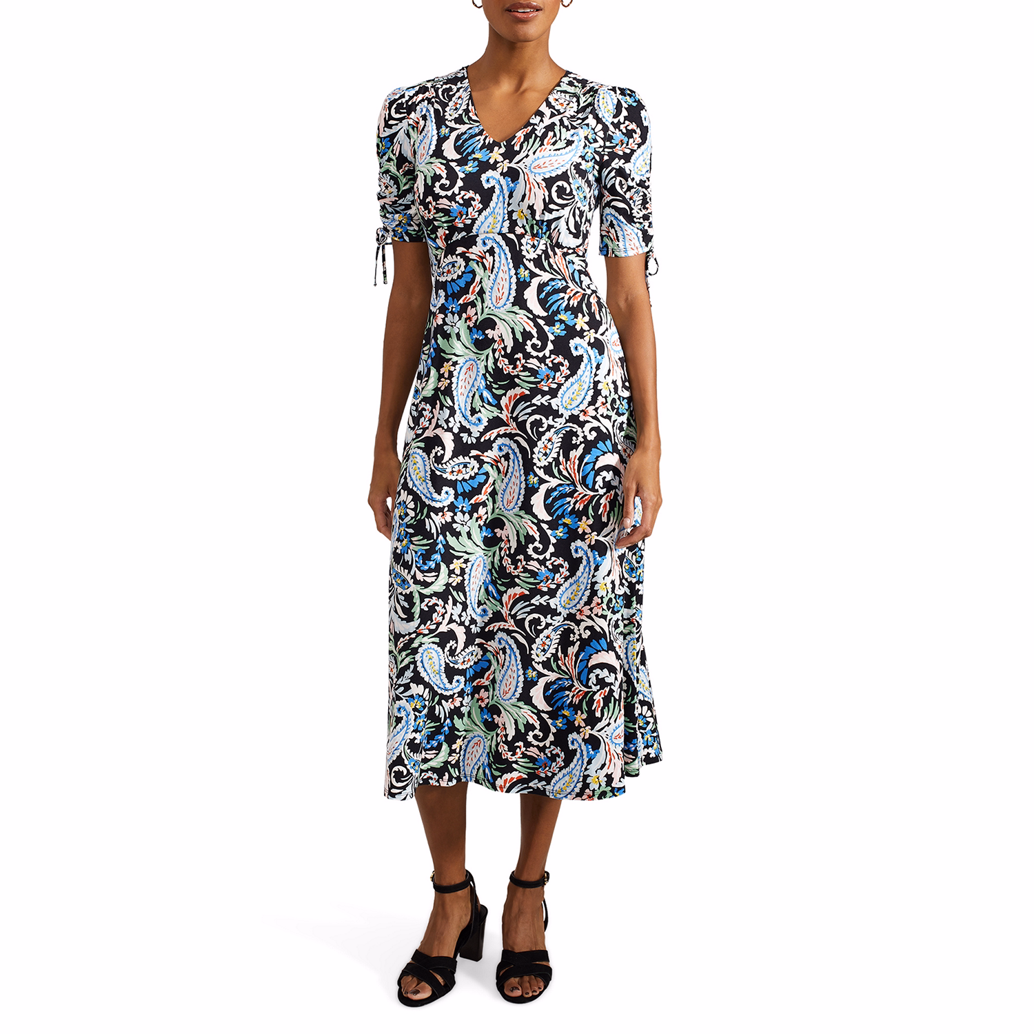 Charlotte Paisley Print Dress