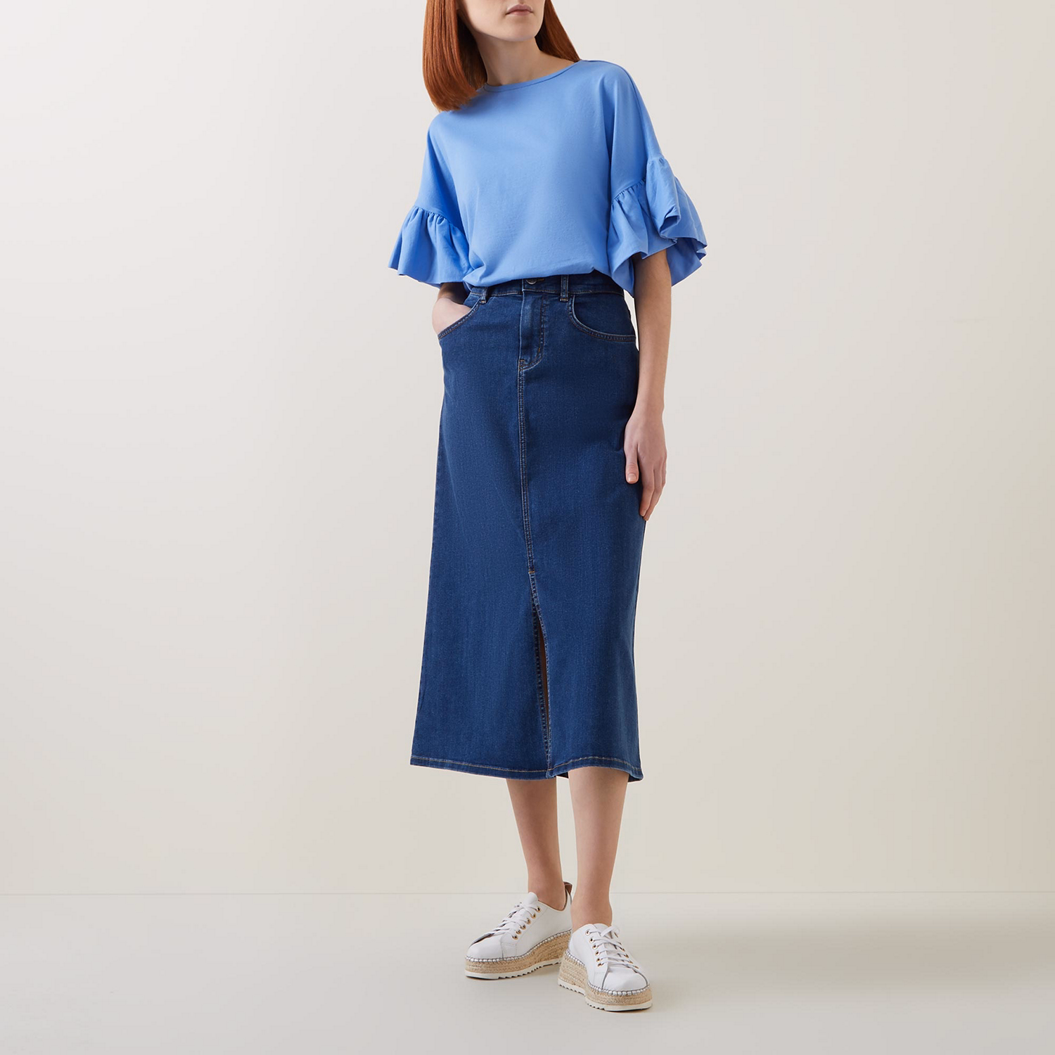 Shiloh Denim Skirt