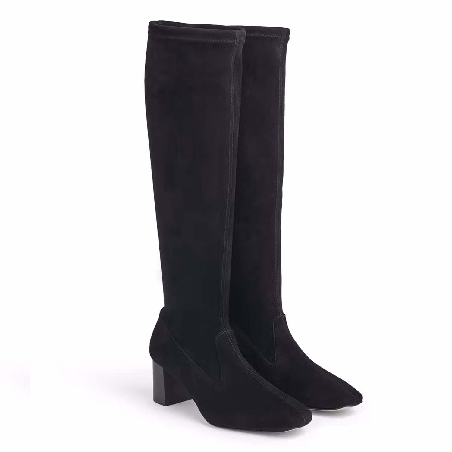 Davina Suede Knee-High Boots