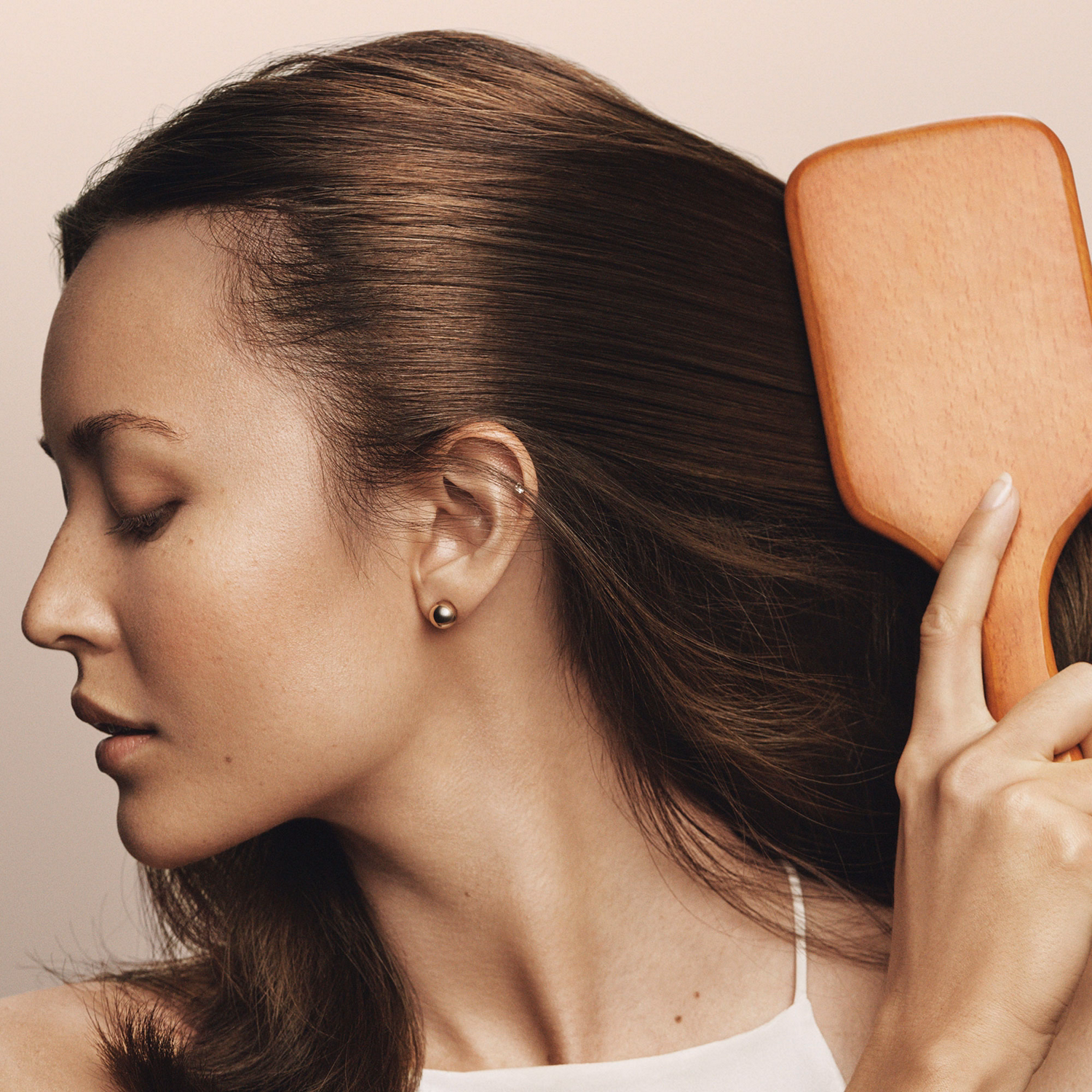 Wooden Hair Paddle Brush