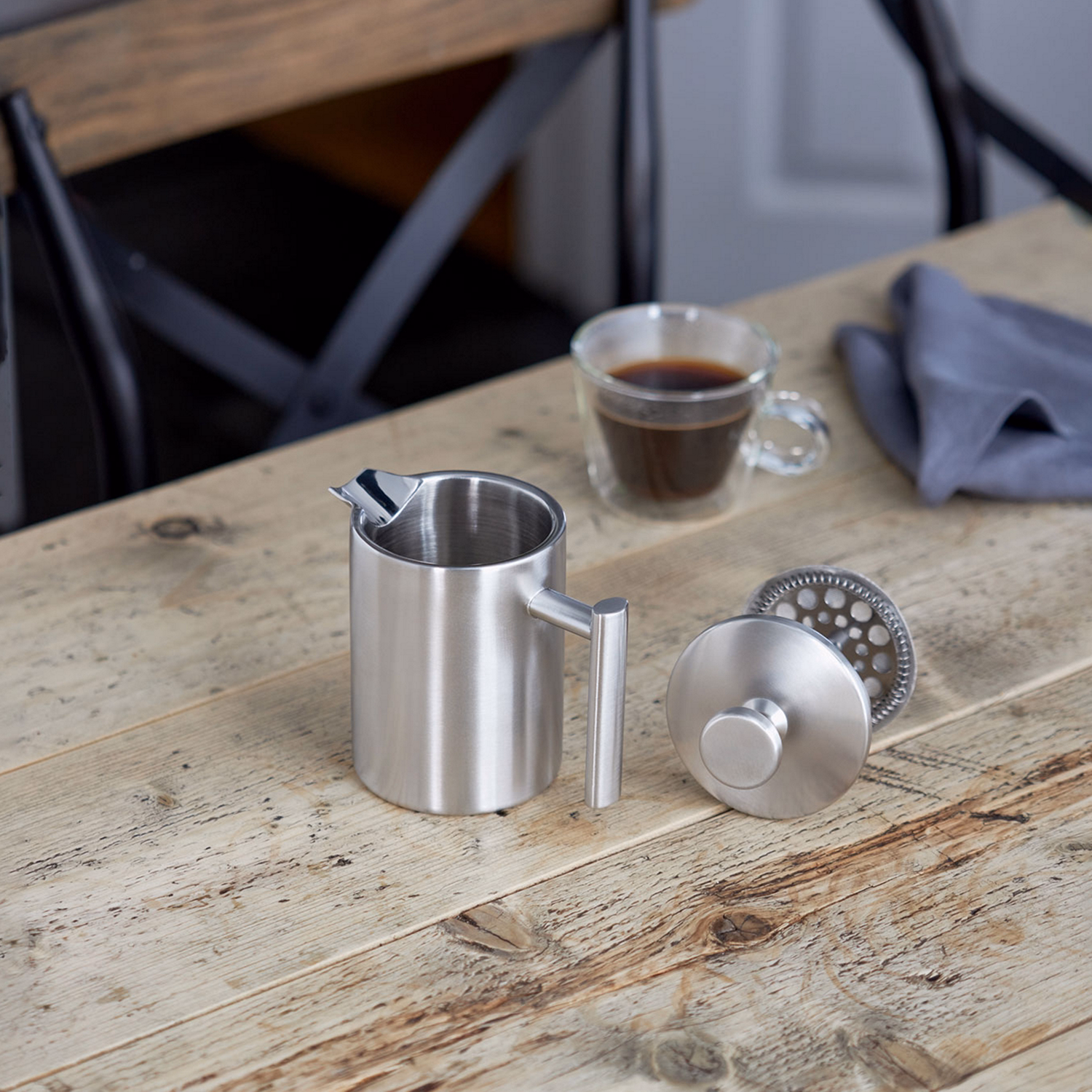 2.5-Cup Double Walled Cafetiere 300ml