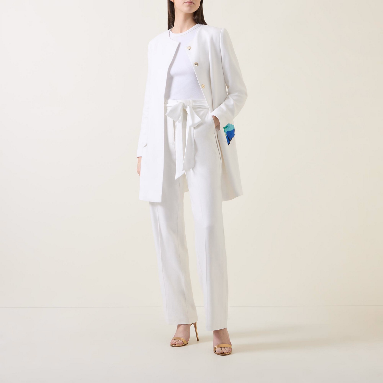 Nova Belted Straight Leg Trousers