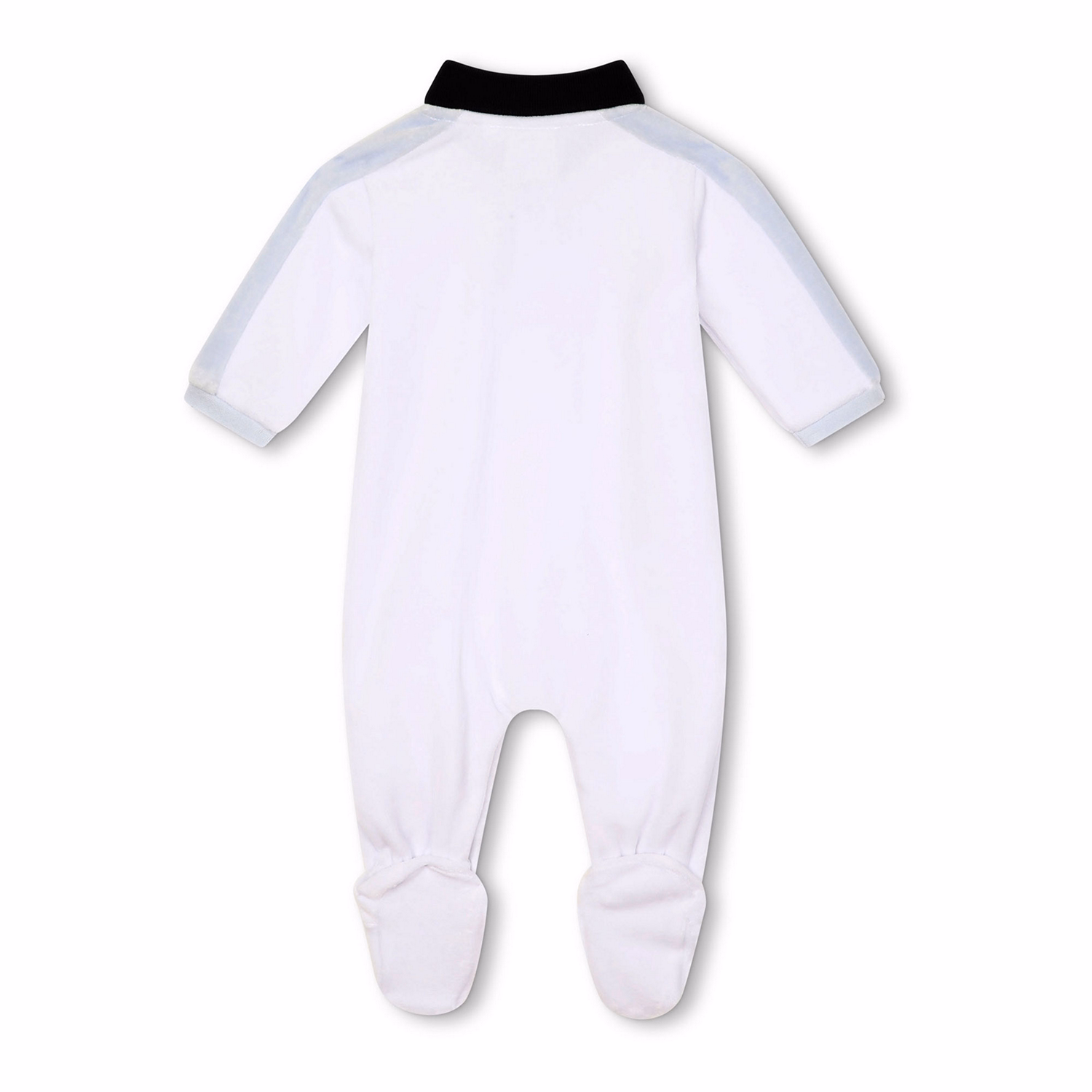 Contrast Collar Romper