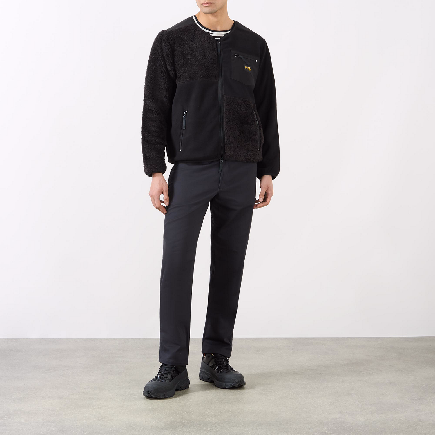 Patchwork Fleece Jacket