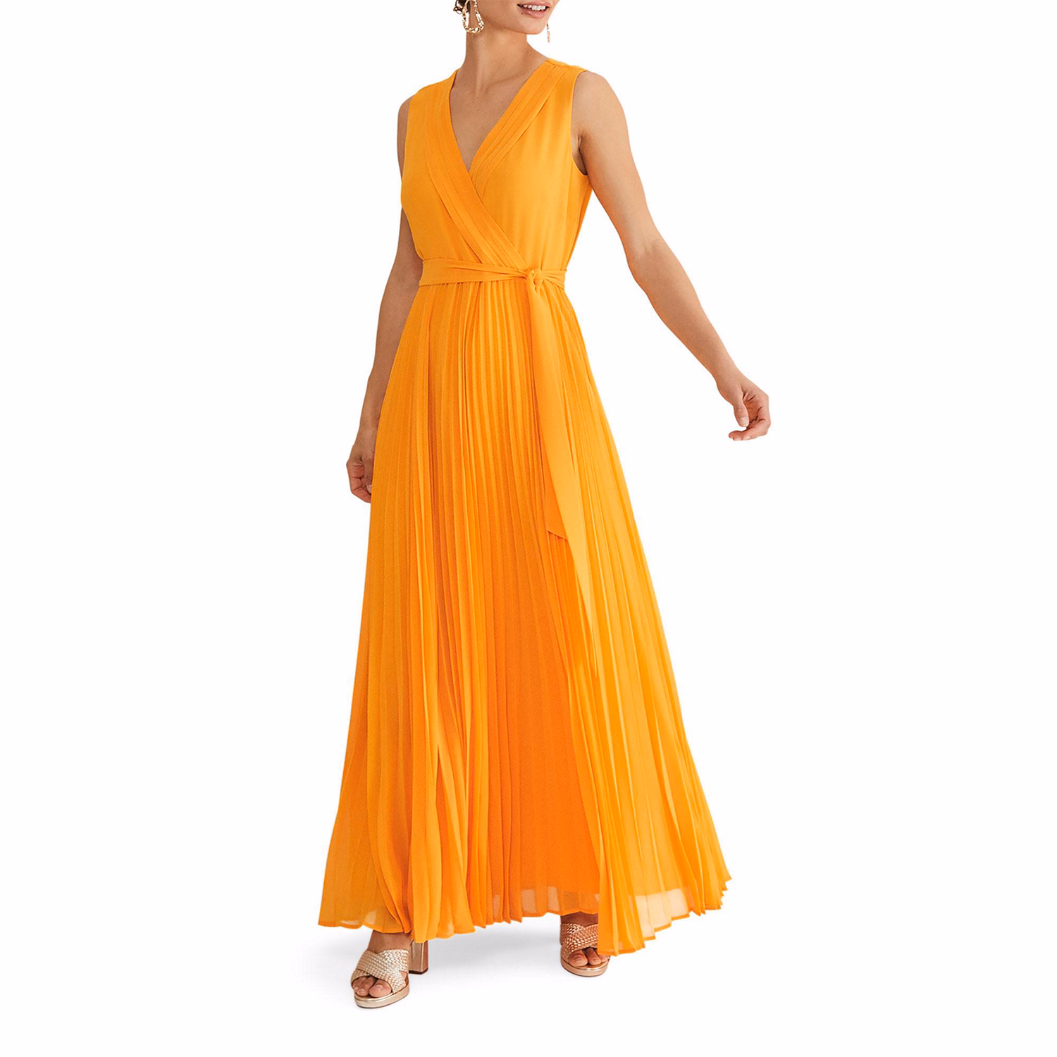 Mollie Pleated Maxi Dress