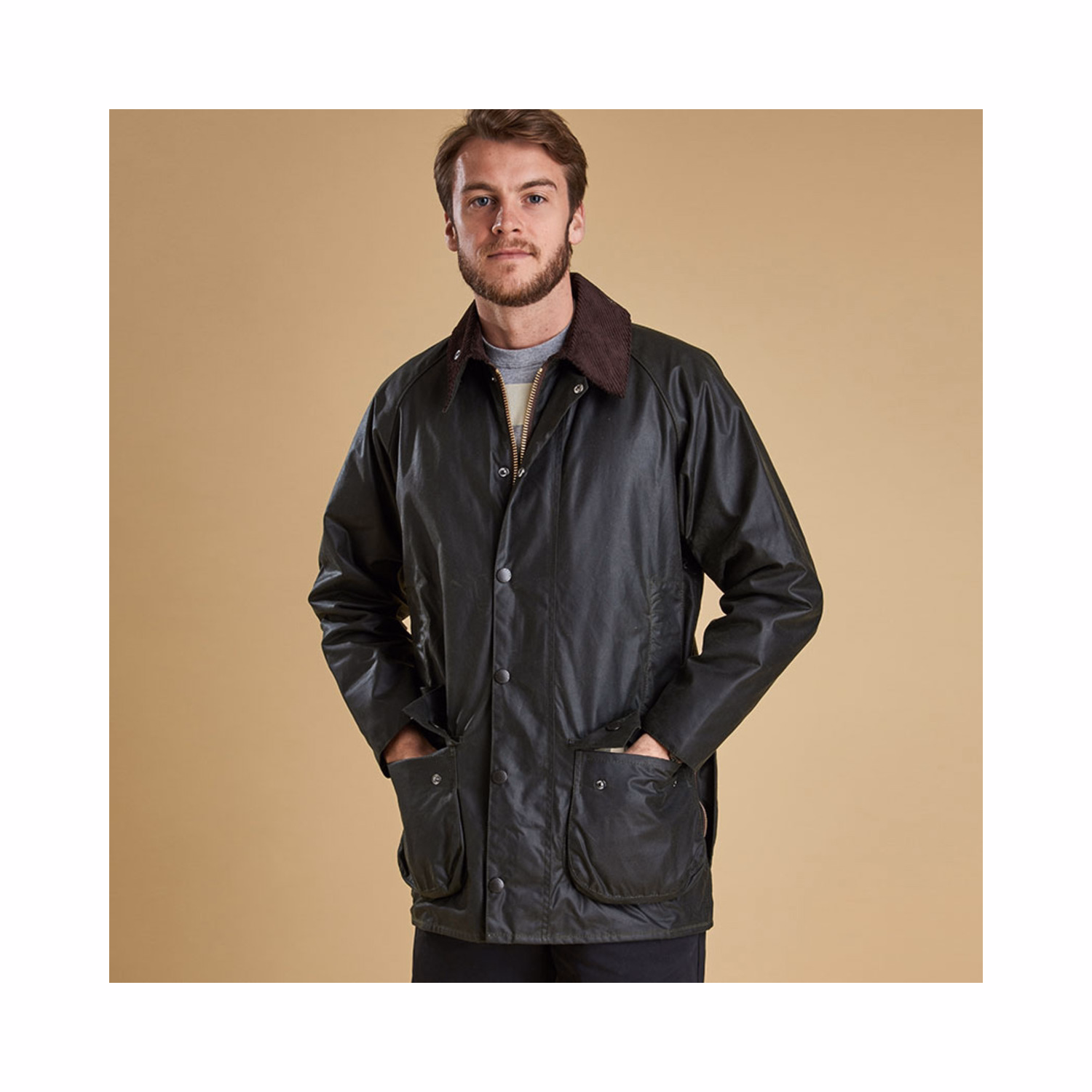 Beaufort Waxed Jacket Green