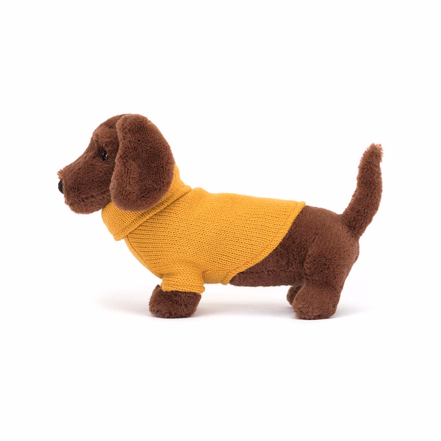 Sweater Sausage Dog Chocolate 16cm