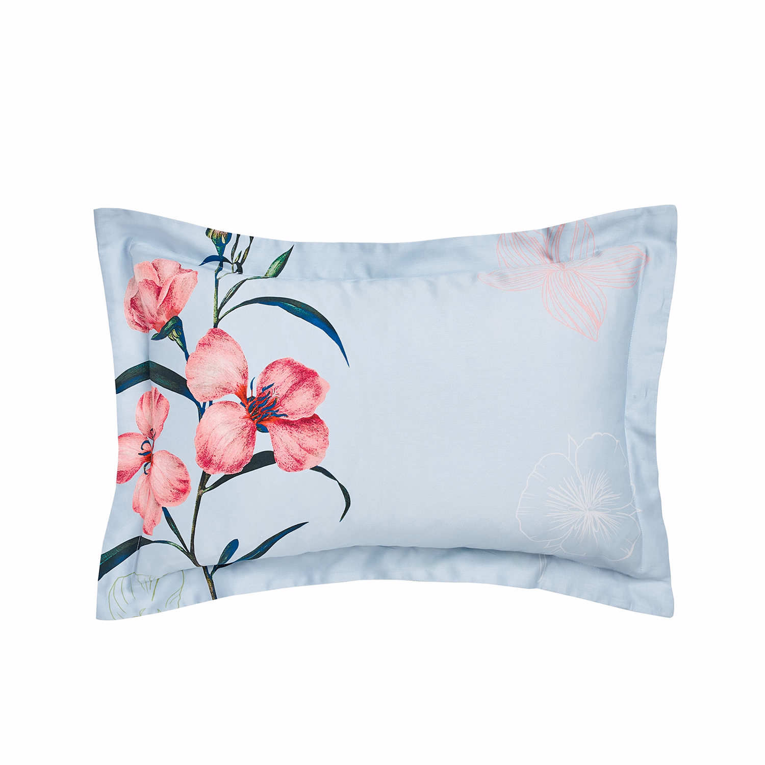 New Hampton Oxford Pillowcase Delphinium