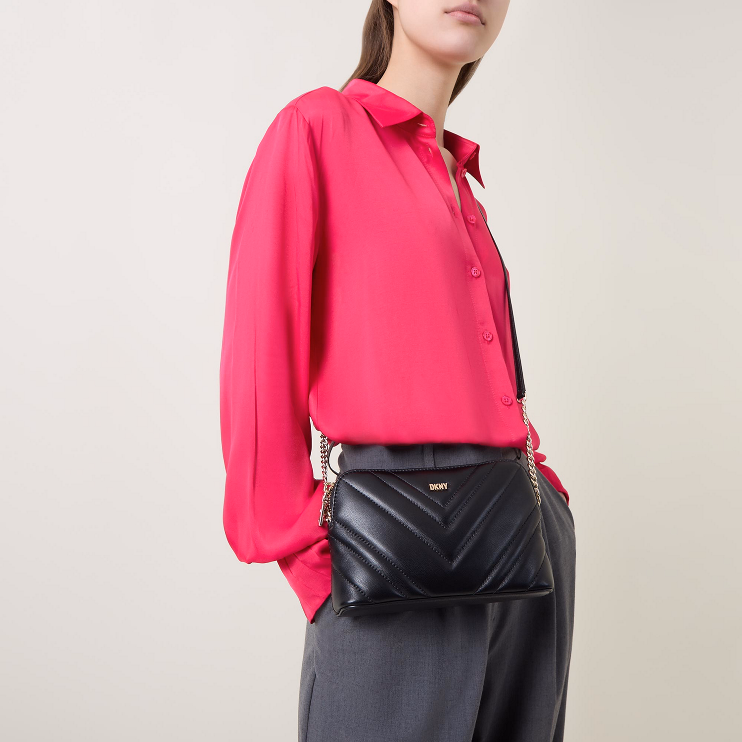 Madison Dome Quilted Crossbody Bag