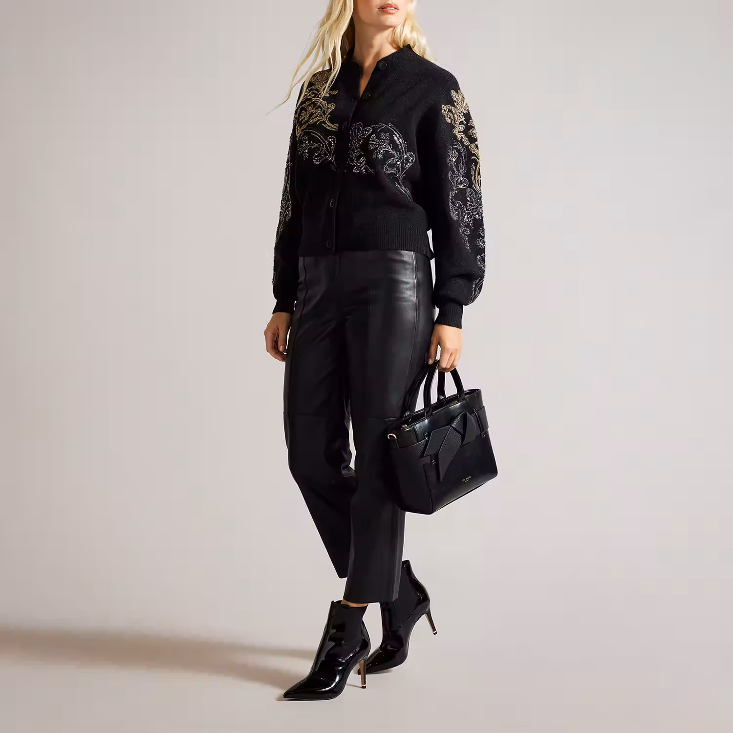 Jimsa Knot-Bow Tote Bag