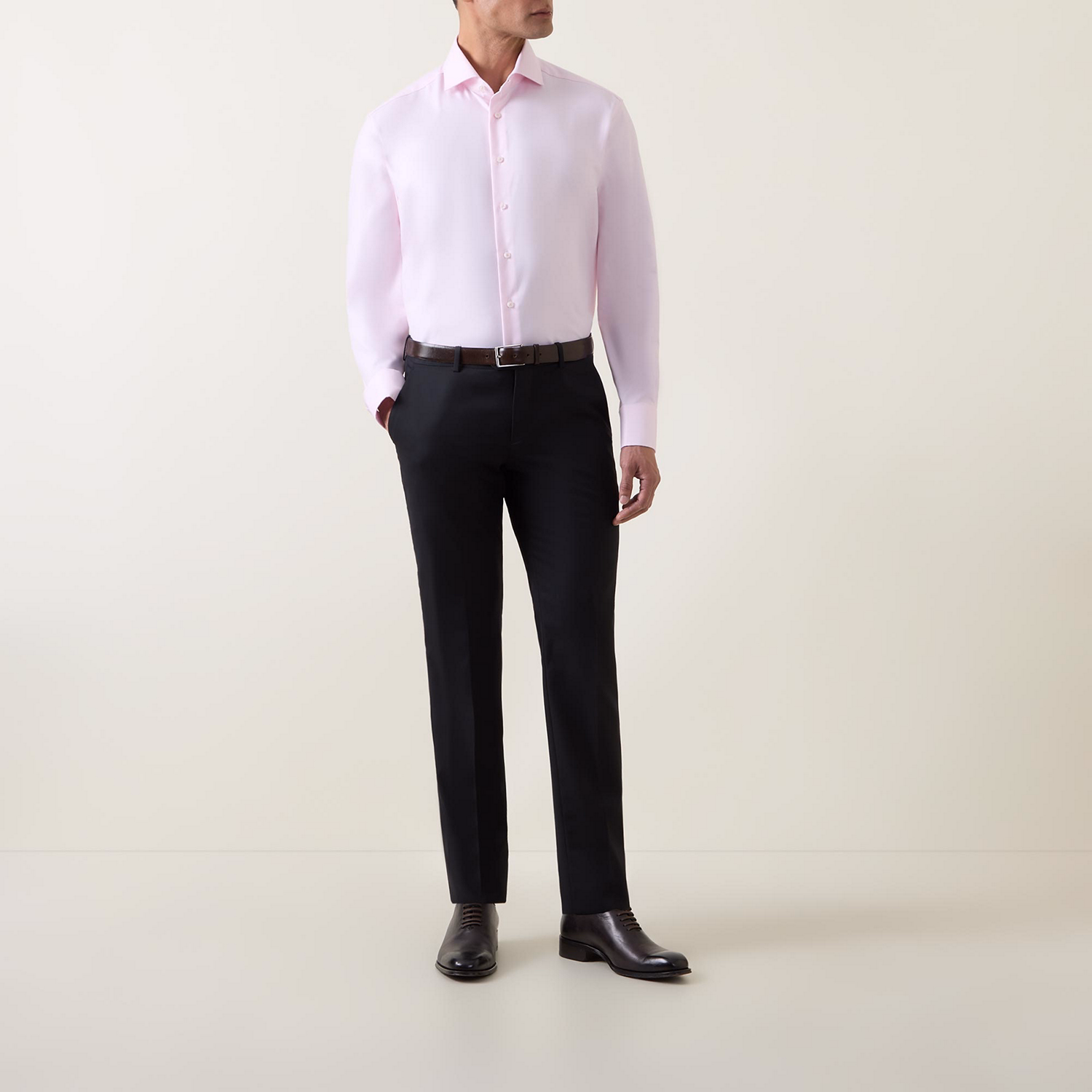 Modern-Fit Structured Shirt