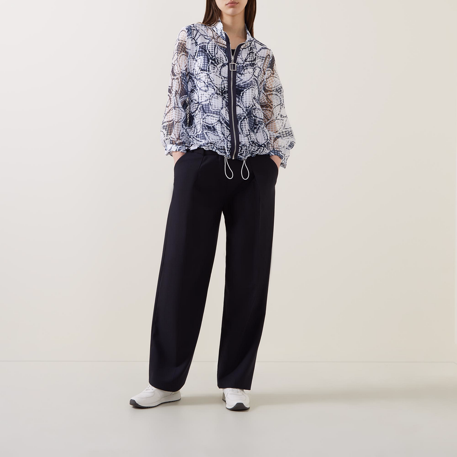 Printed Bomber Jacket