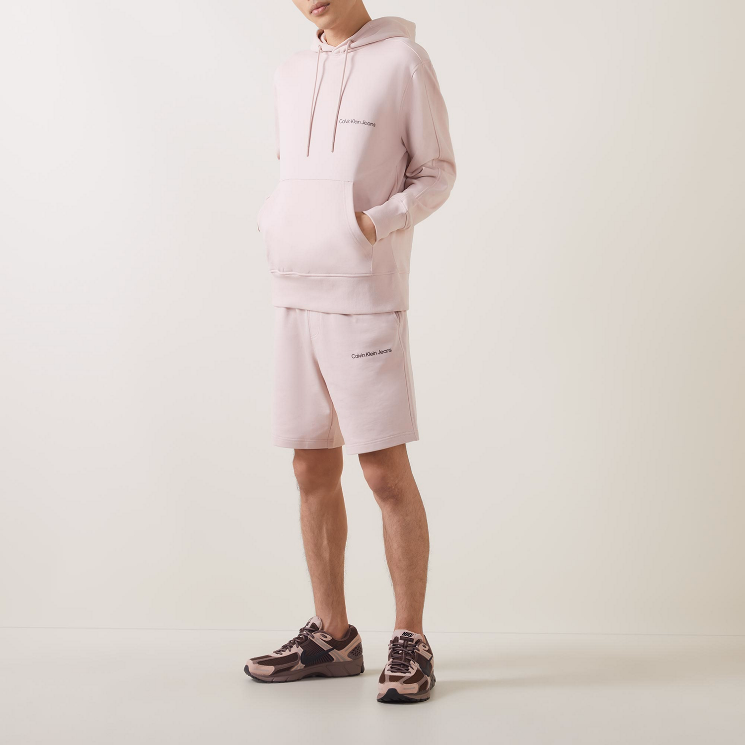 Institutional Logo Drawstring Hoodie