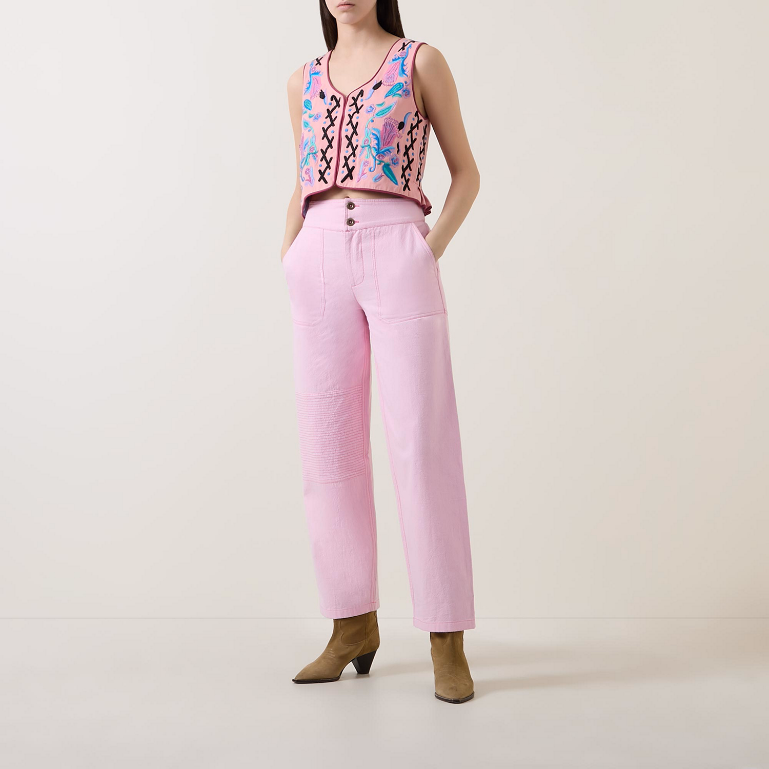 Roisin Straight-Leg Trousers