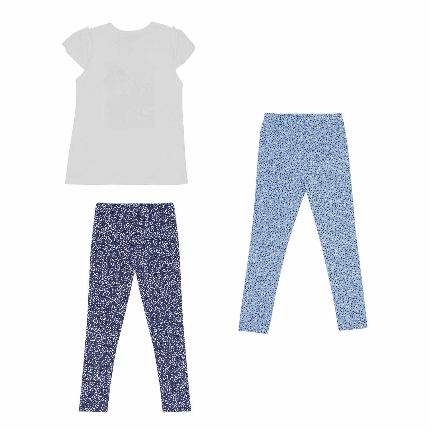 Three-Piece T-Shirt & Leggings Set