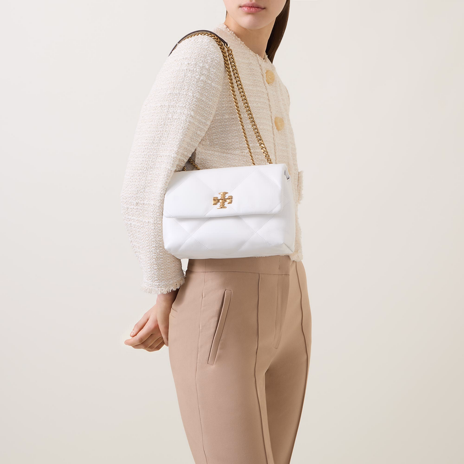 Kira Diamond Quilted Small Shoulder Bag