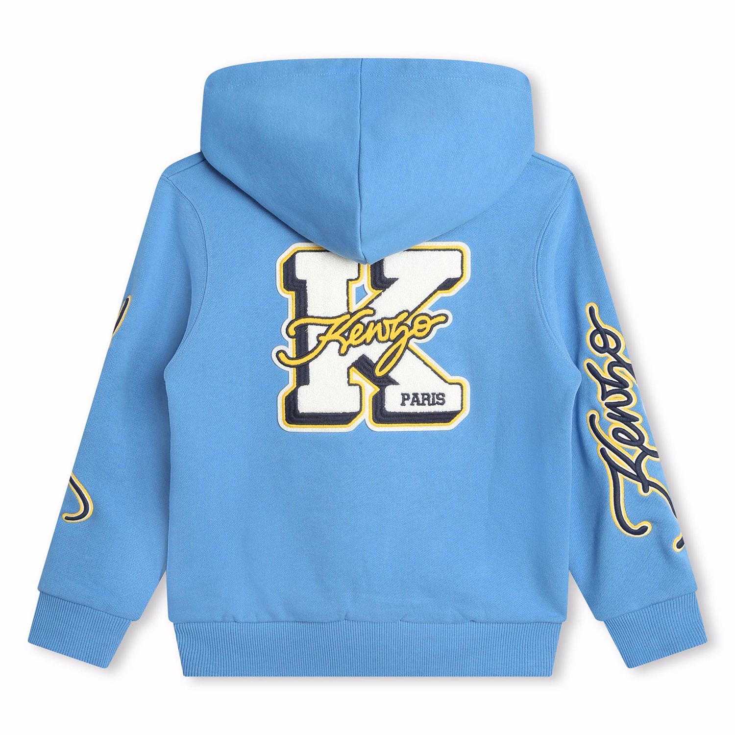 Embroidered Zip-Up Hoodie