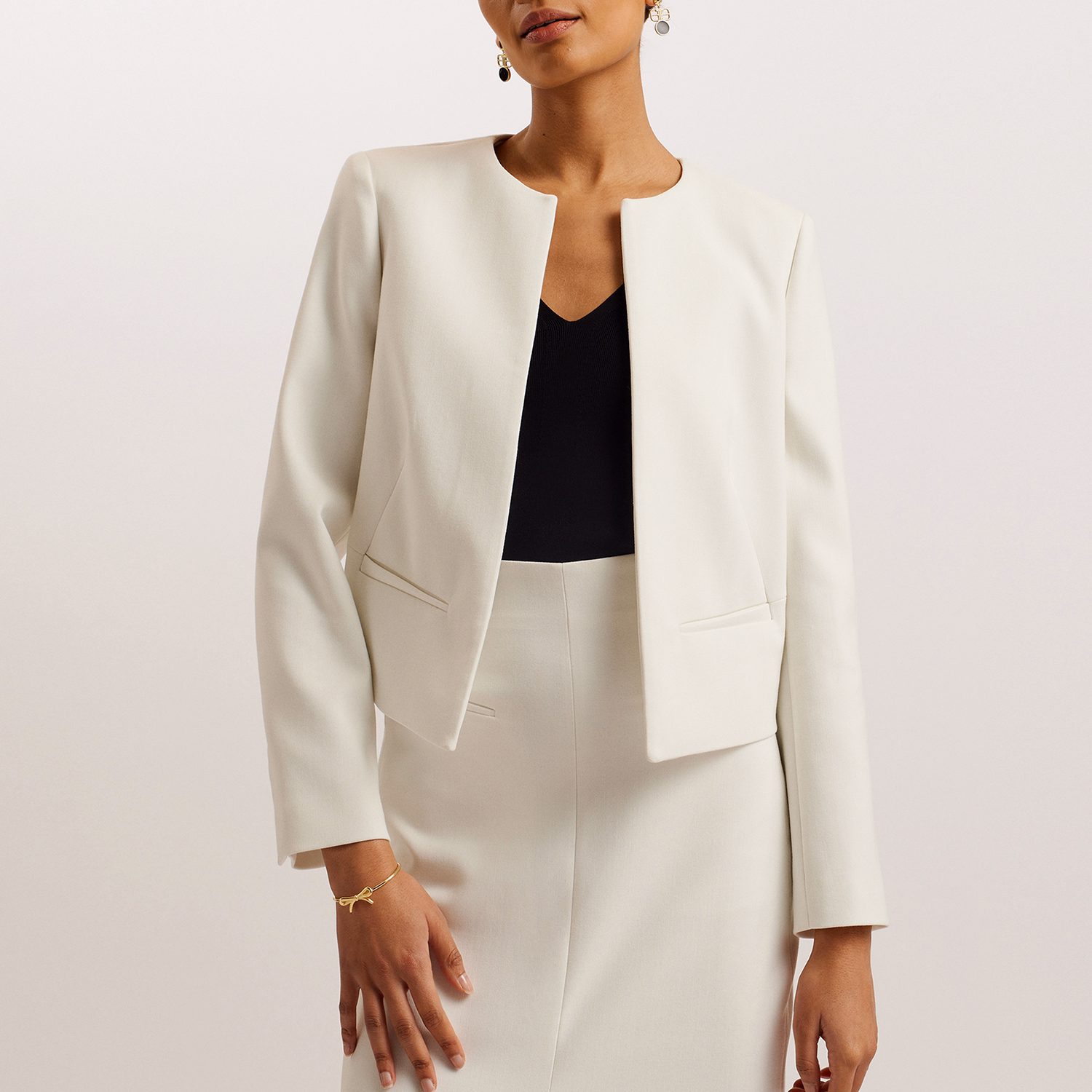 Tailored Cropped Jacket