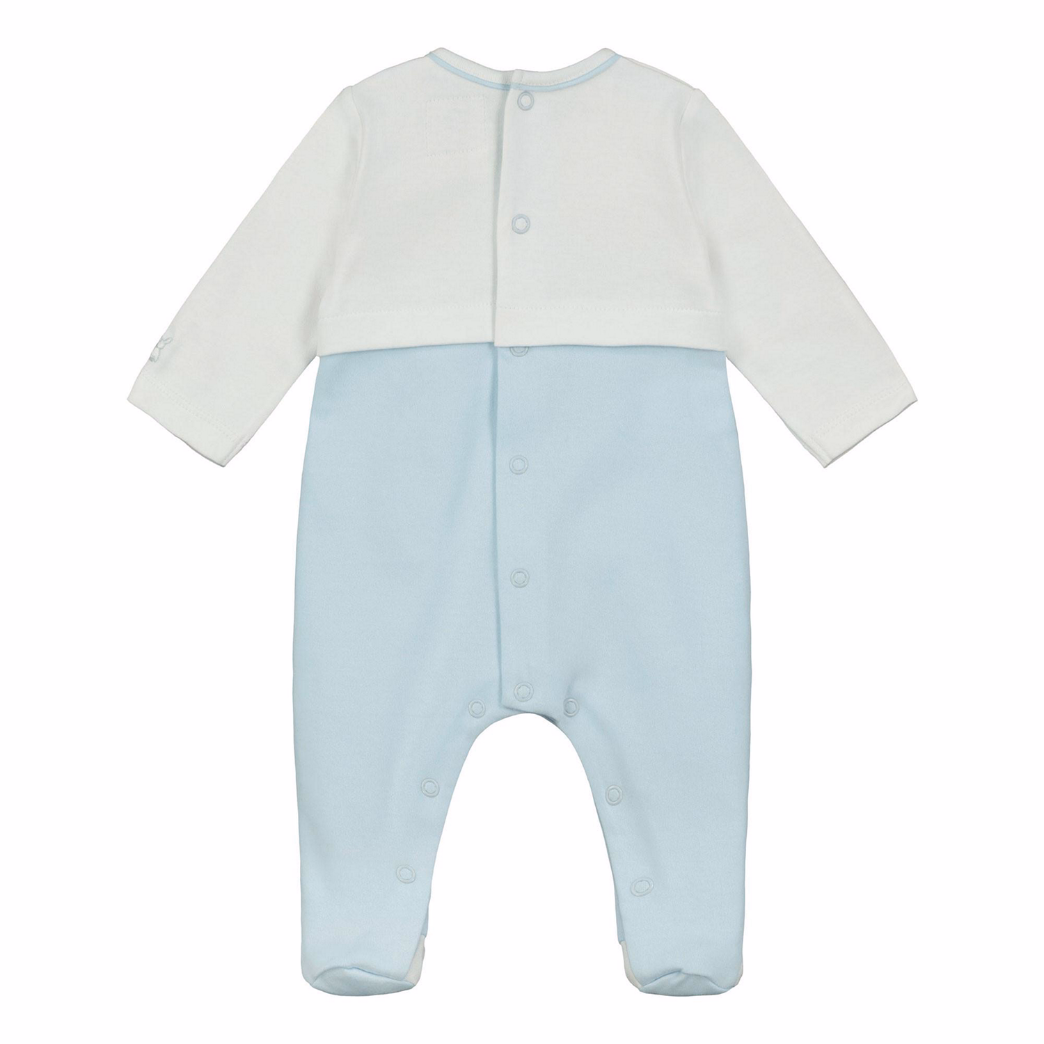 Ezra Car Duck Embroidery Babygrow & Hat