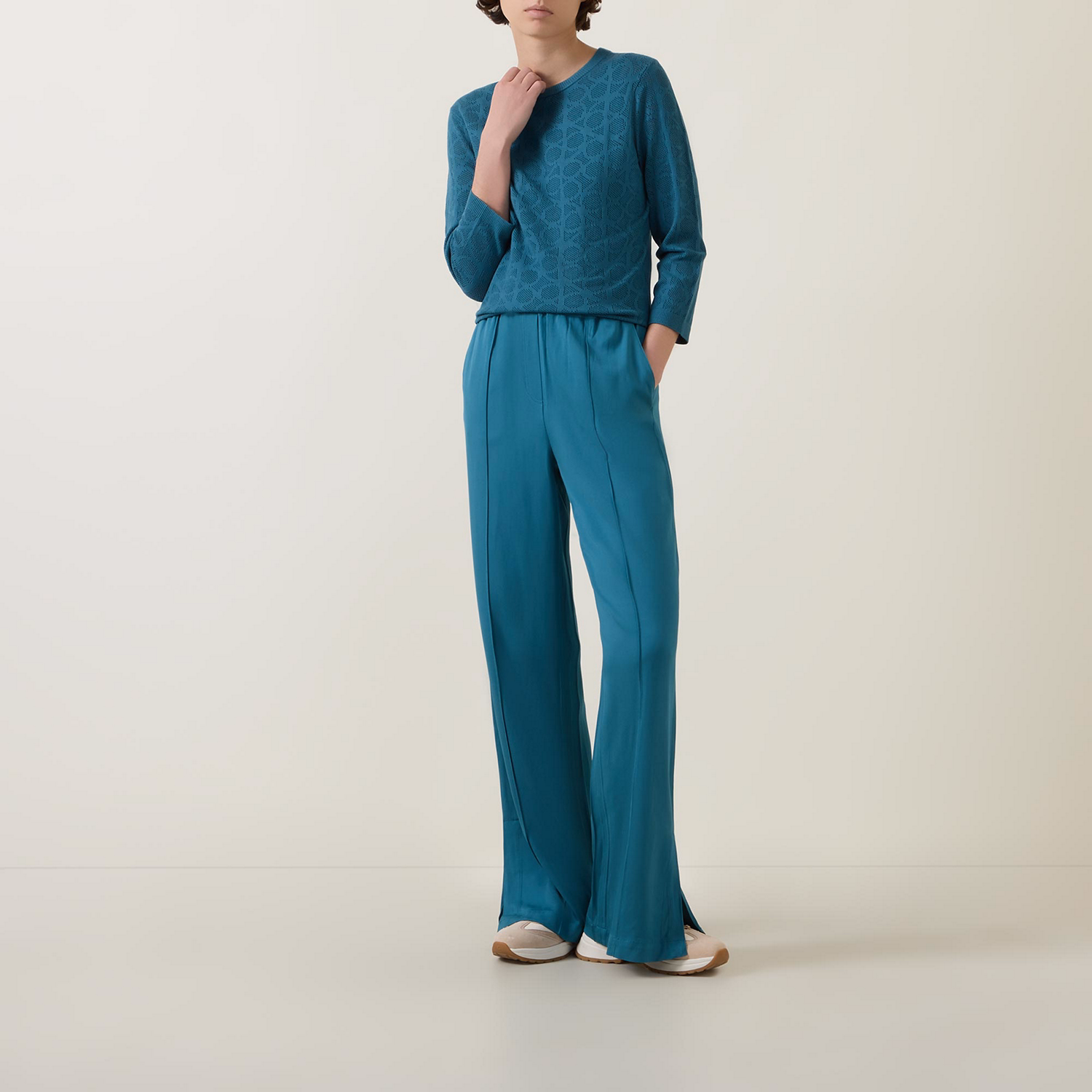 Jacquard-Knit Sweater