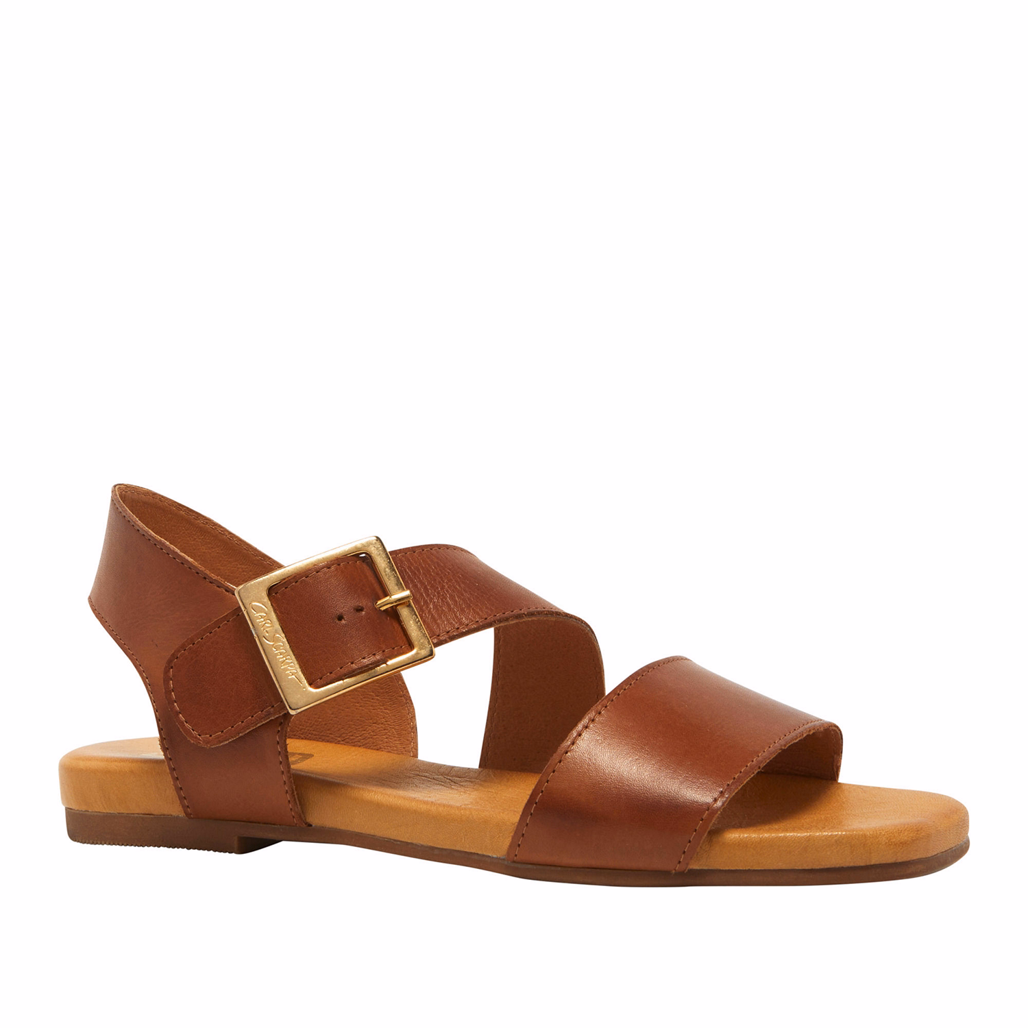 Vicenza Leather Flat Sandals