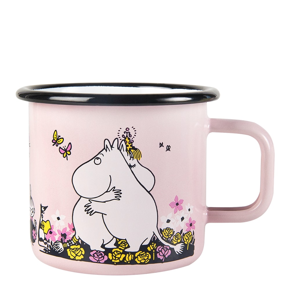 Mumin Emaljmugg Krama Mig 37 cl Rosa