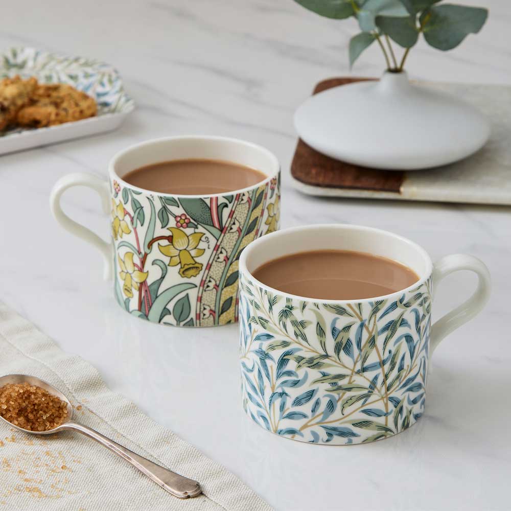 Pure Morris Mugg 2-pack Daffodil & Willow Bough