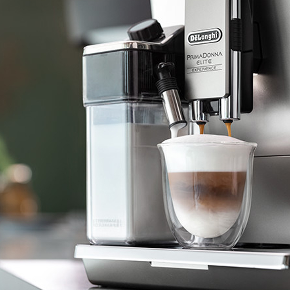 PrimaDonna Elite Experience Kaffemaskin Metall/Silver
