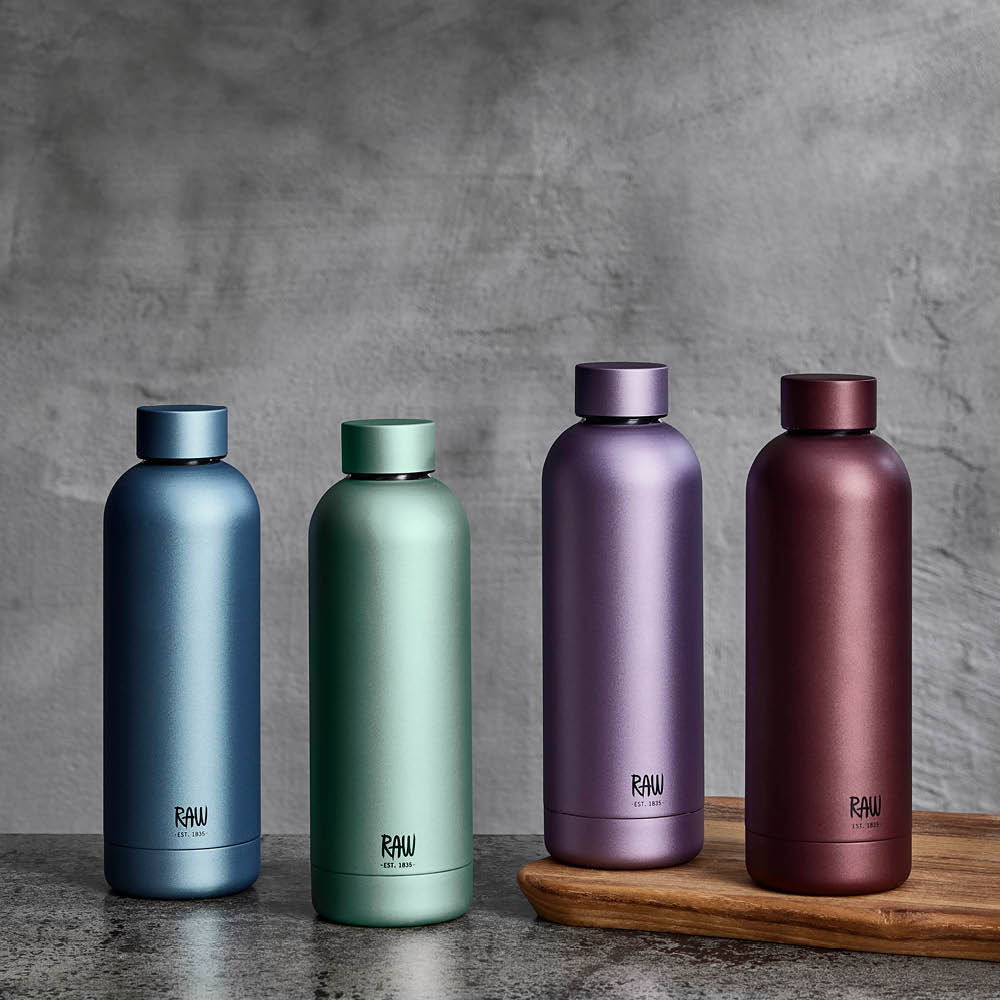 Raw To Go Termosflaska 0,5 L Matt plommon