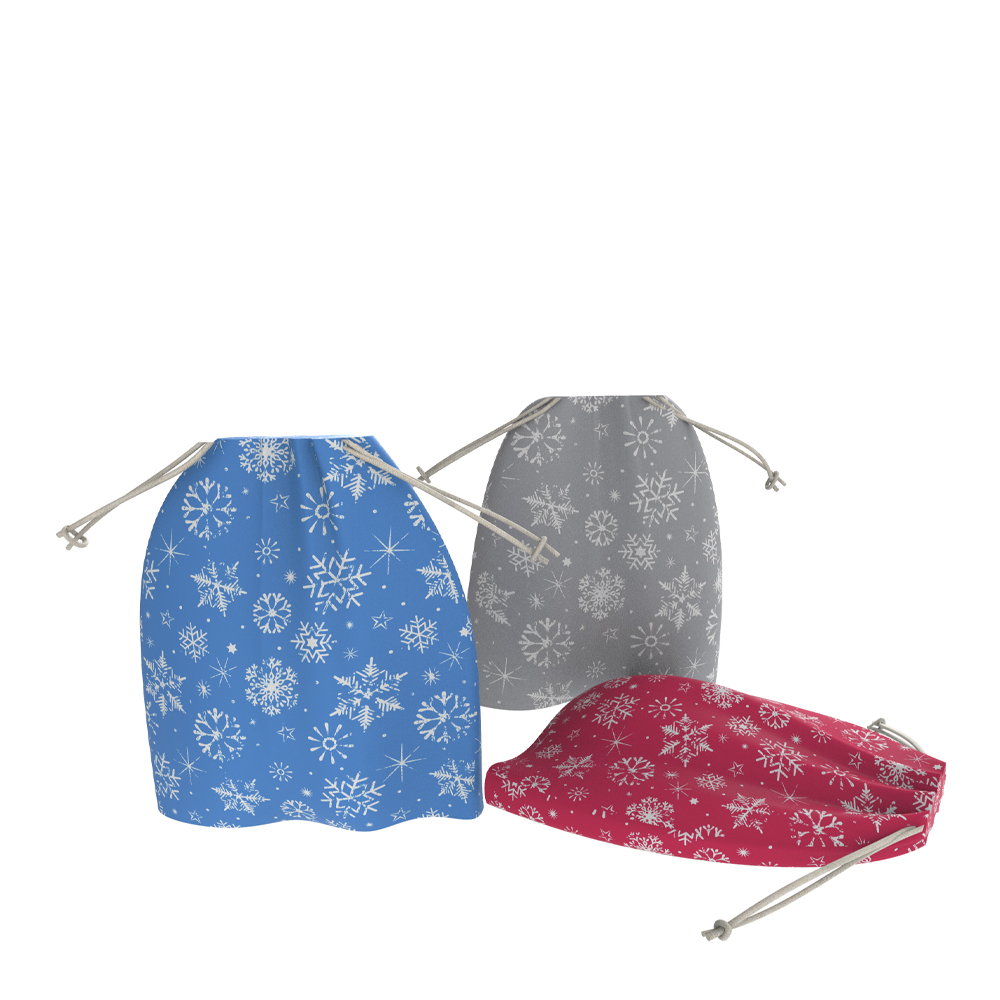 Frukt & Gröntpåse 3-pack Vinterprint